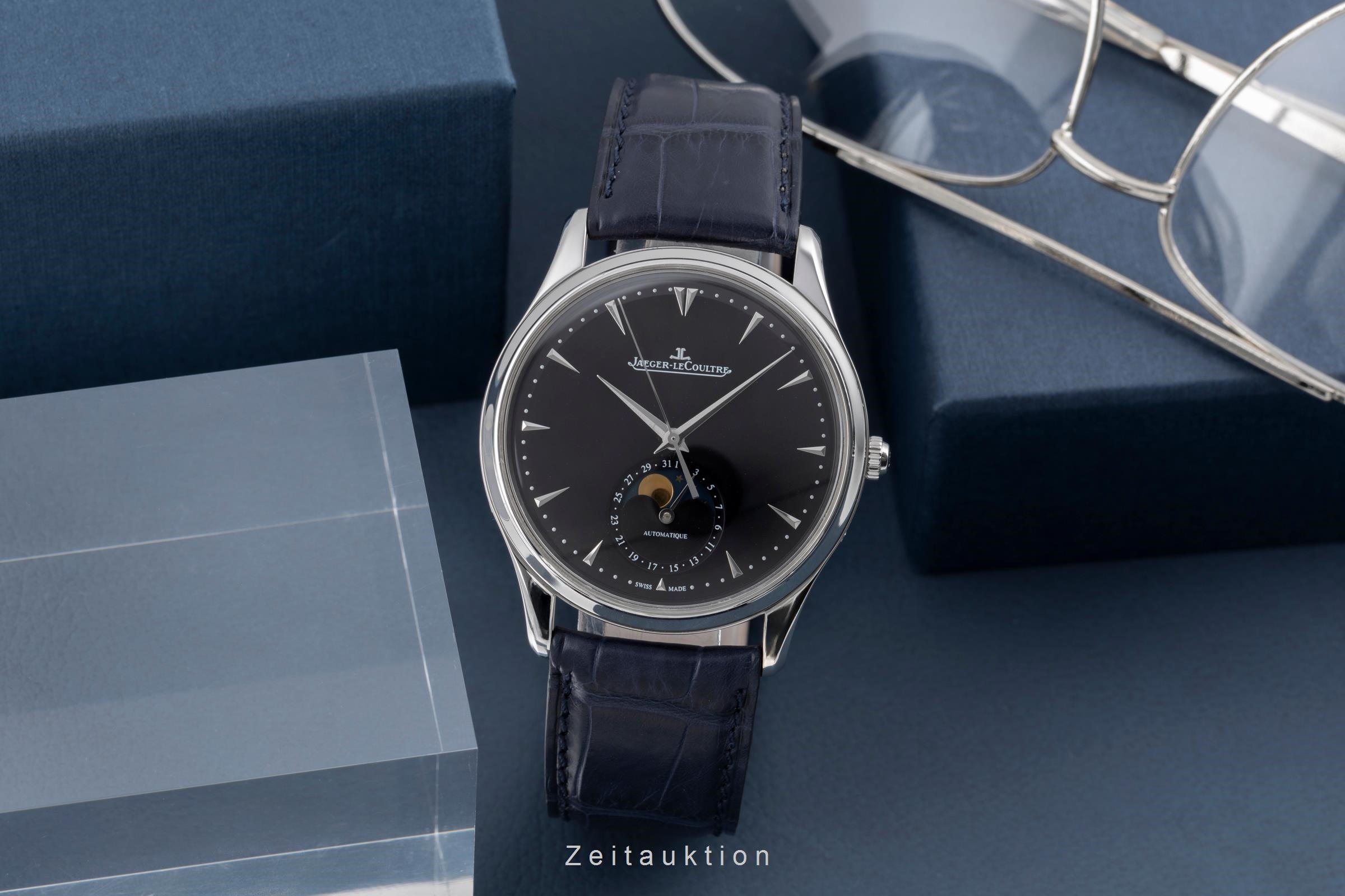 Jaeger LeCoultre Master Ultra Thin acciaio automatismo orologio da uomo Q1368470 , 176.8.64.S LP: 12500EUR  [2504869]