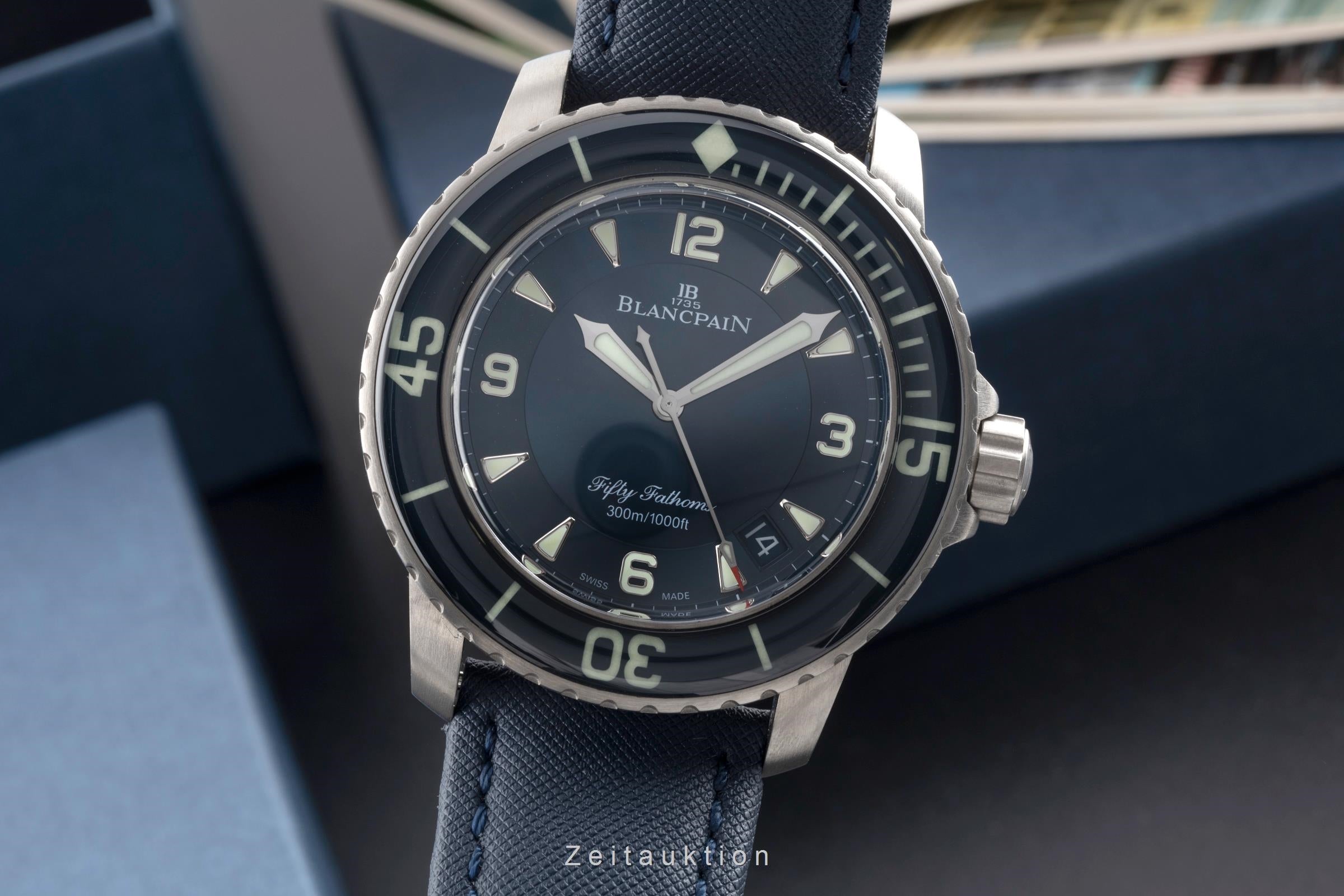 Blancpain Fifty Fathoms titanium automatic Kal. 1315 Ref. 5015