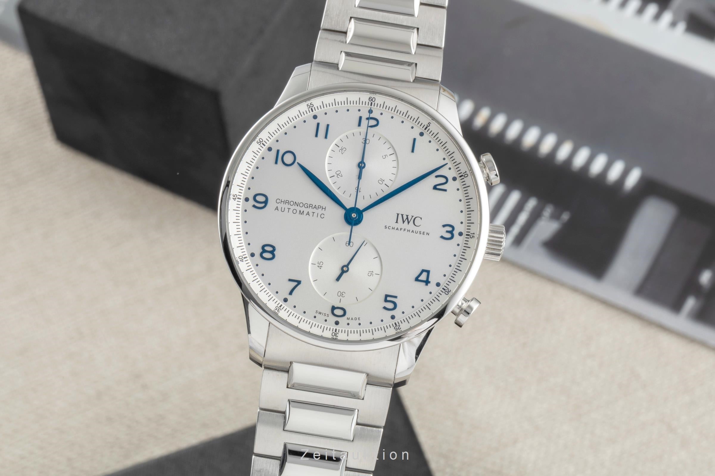 IWC Portugieser acier automatique montre pour hommes IW371617 LP: 10100EUR  [2504874]