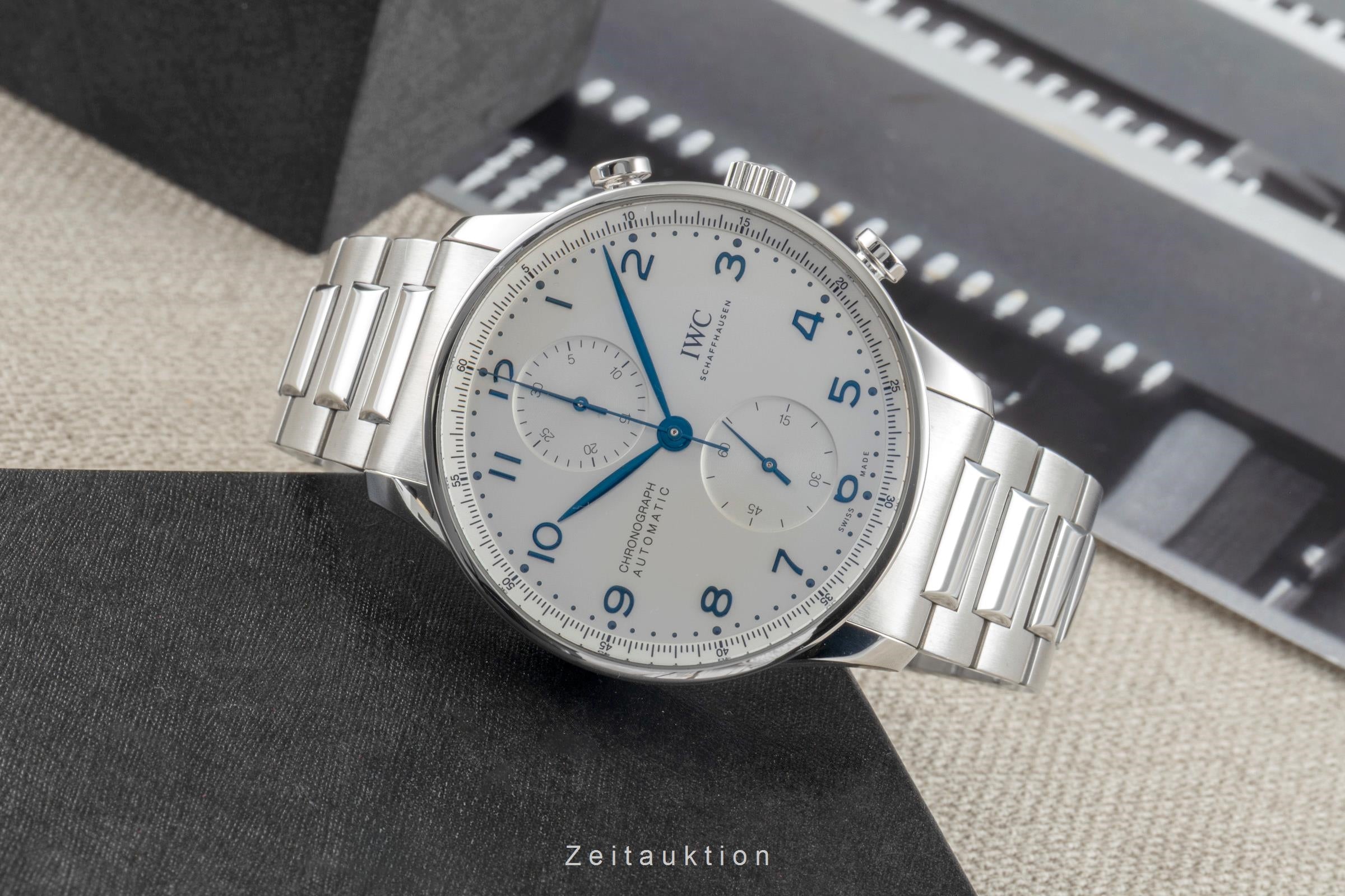 IWC Portugieser acero automático reloj para caballeros IW371617 LP: 10100EUR  [2504874]