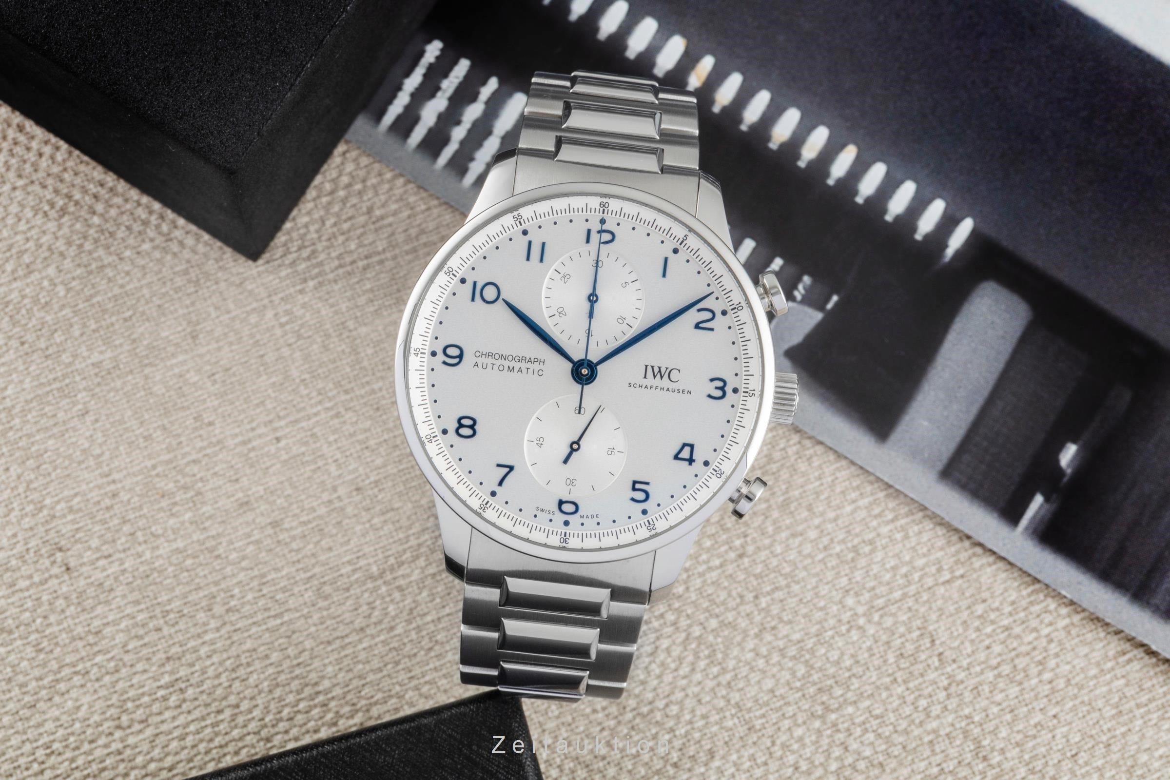 IWC Portugieser acero automático reloj para caballeros IW371617 LP: 10100EUR  [2504874]