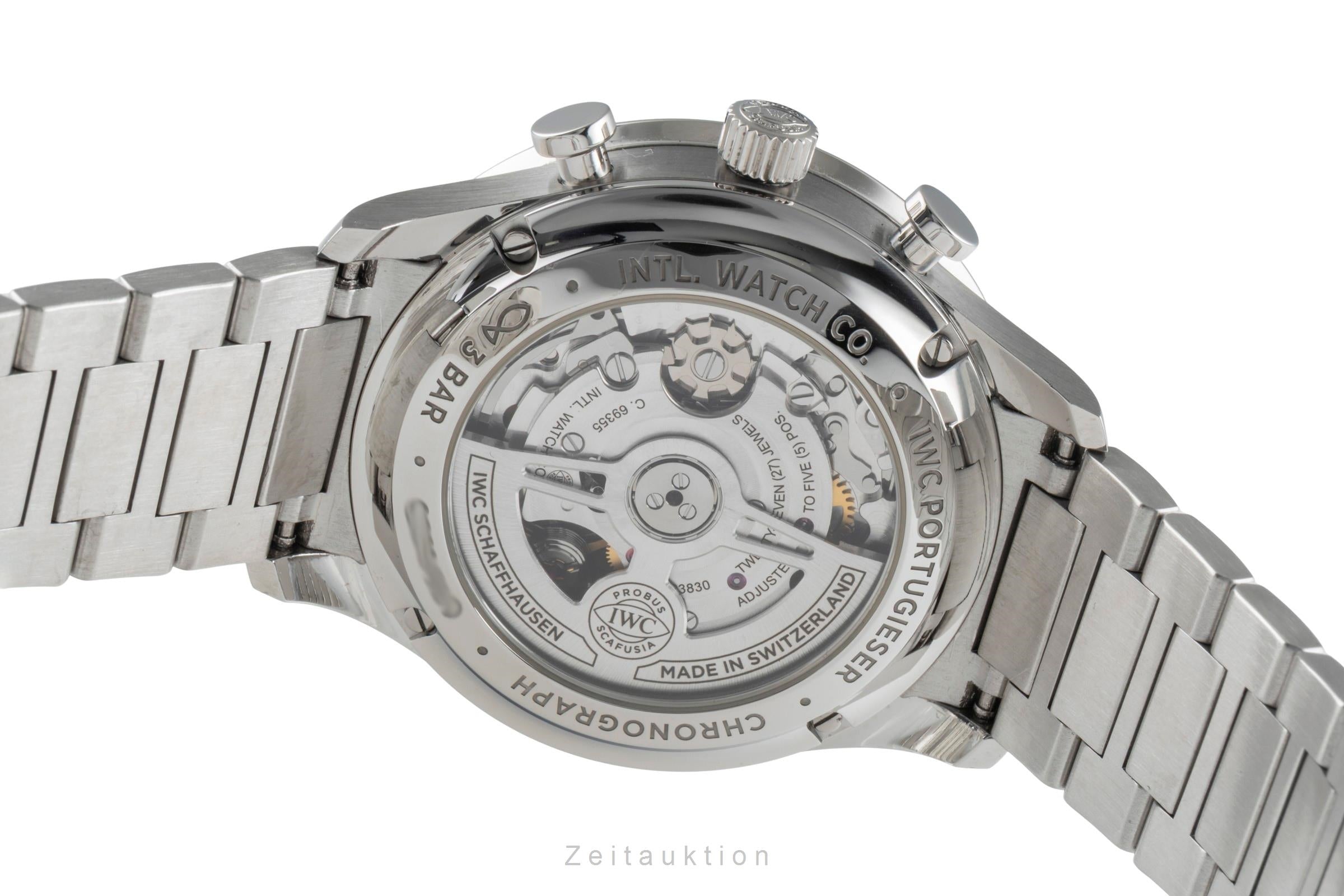 IWC Portugieser acero automático reloj para caballeros IW371617 LP: 10100EUR  [2504874]