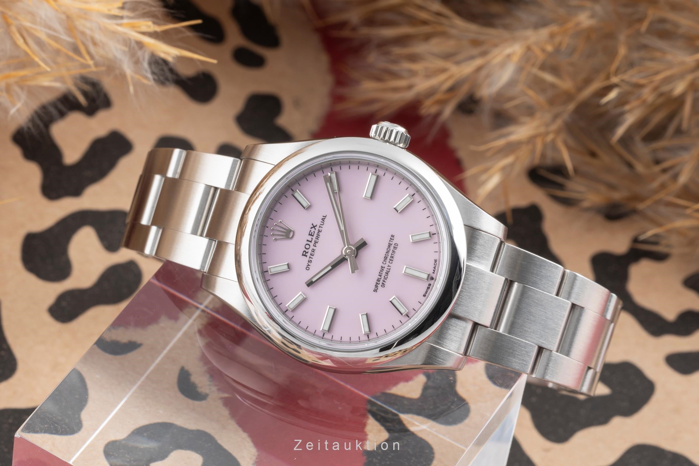 Rolex Oyster Perpetual 31 ''Candy Pink'' Automatik Damenuhr Ref. 277200 B&P [2504877]
