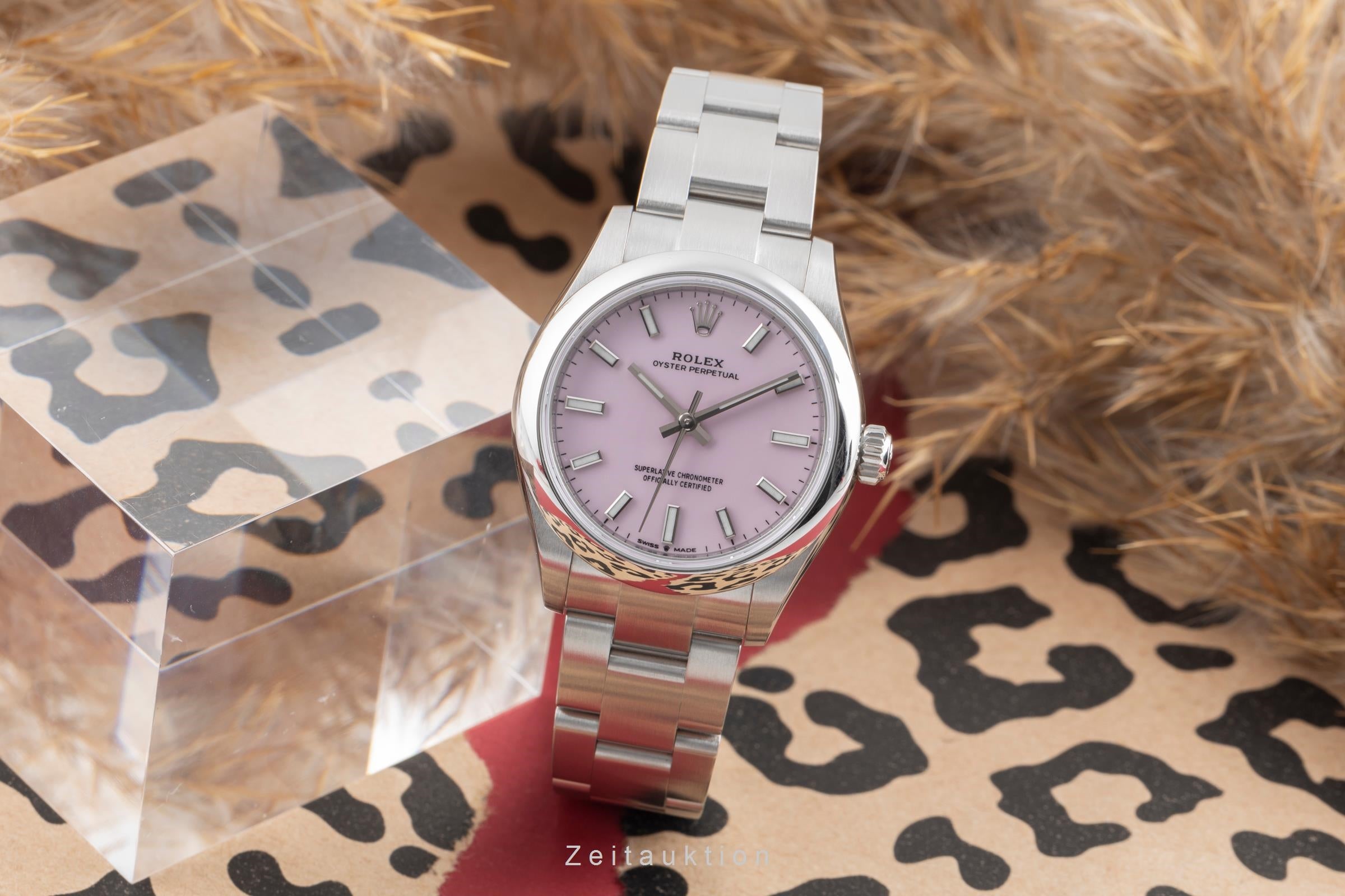 Rolex Oyster Perpetual 31 ''Candy Pink'' Automatik Damenuhr Ref. 277200 B&P [2504877]
