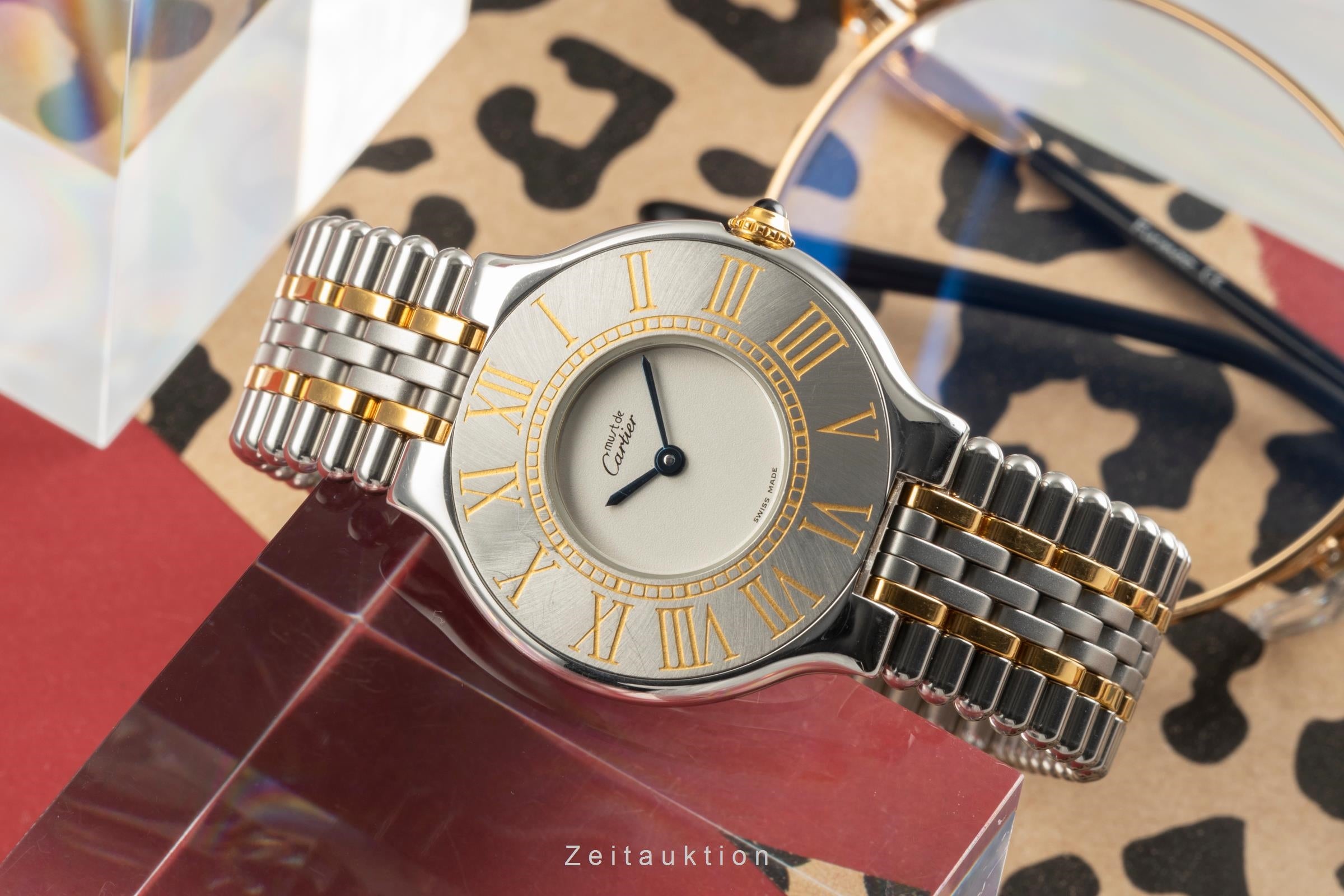 Cartier Must De Cartier 21 gilt / steel quartz Kal. 90.06 Ref