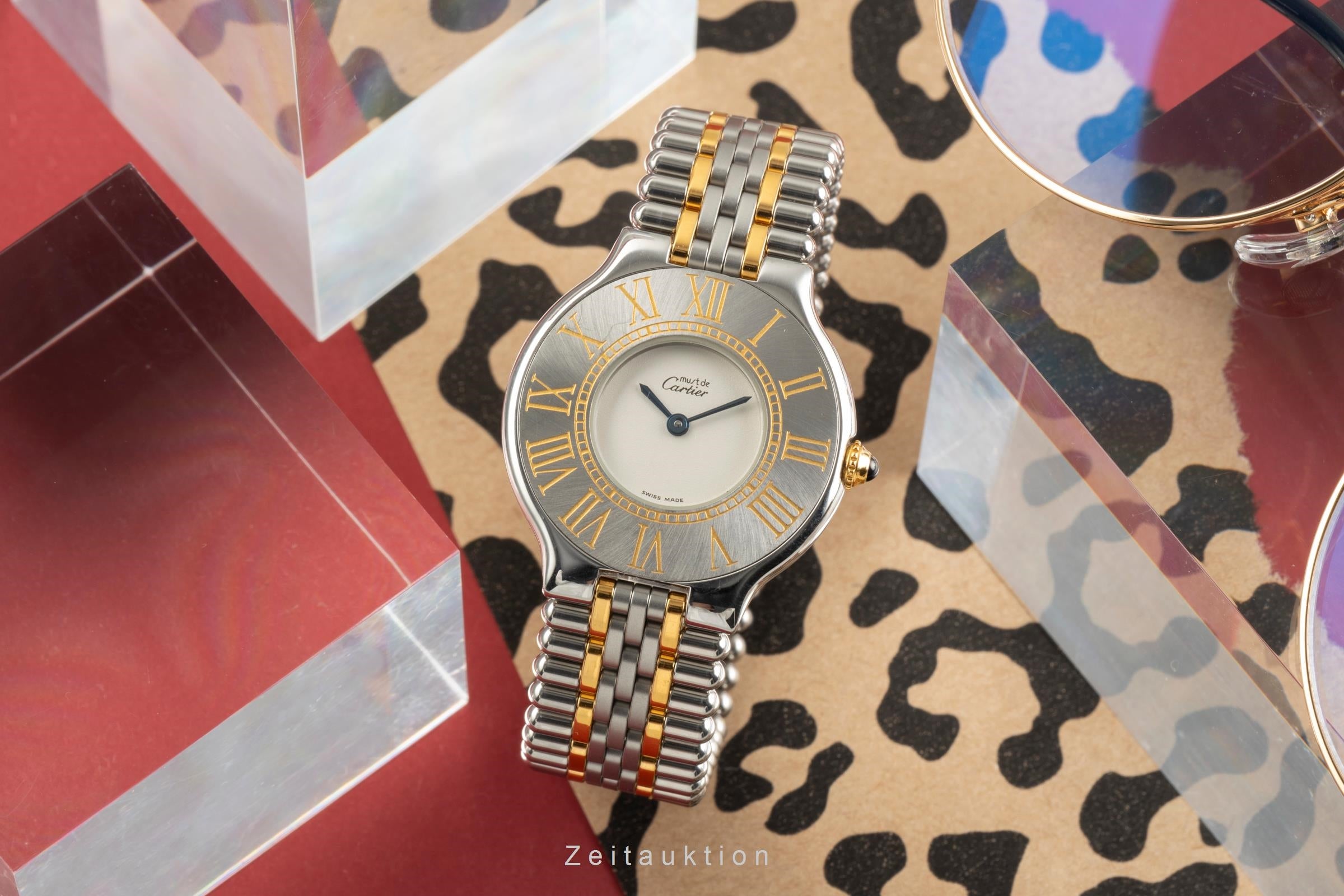 Cartier Must De Cartier 21 gilt / steel quartz Kal. 90.06 Ref