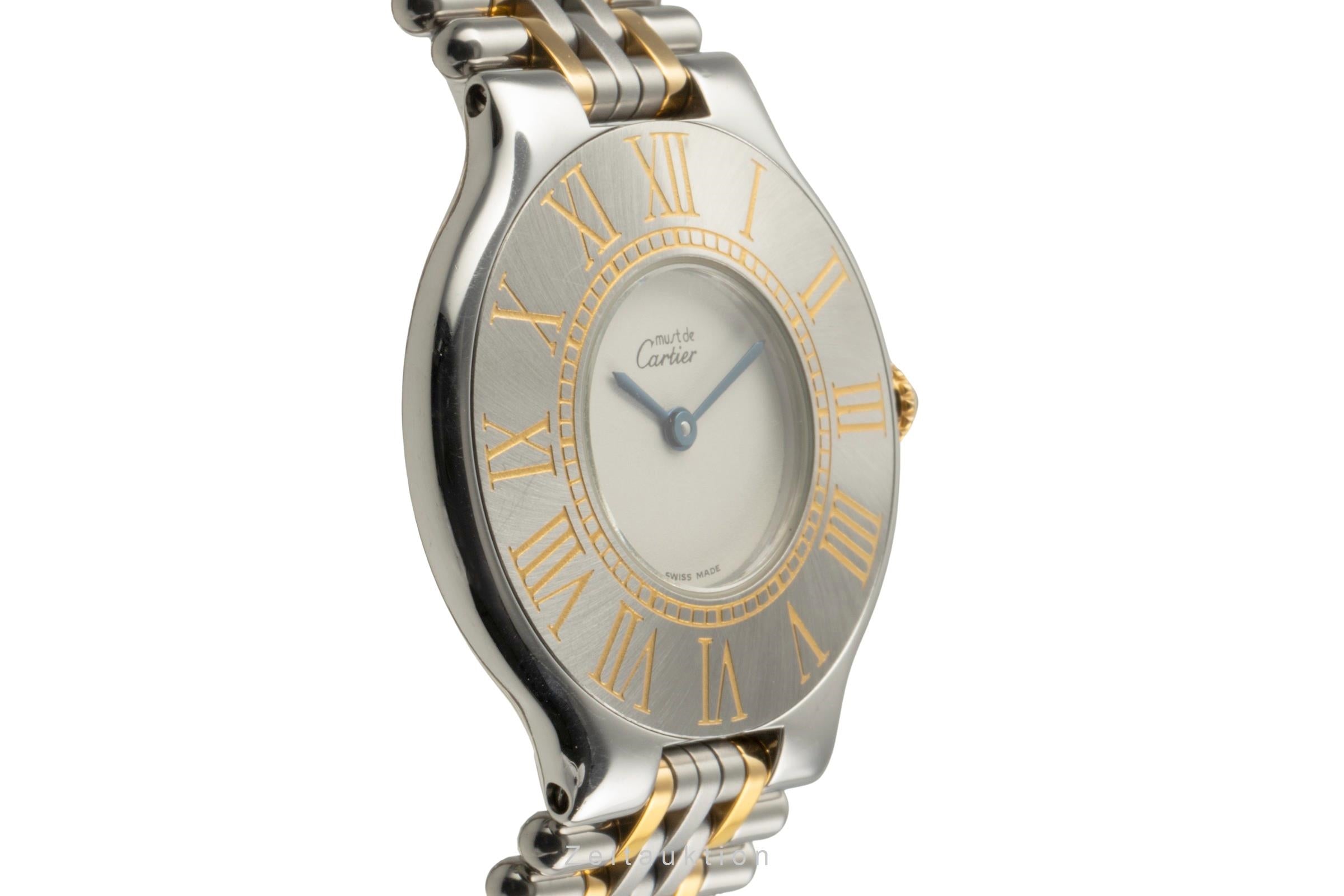 Cartier Must De Cartier 21 gilt / steel quartz Kal. 90.06 Ref