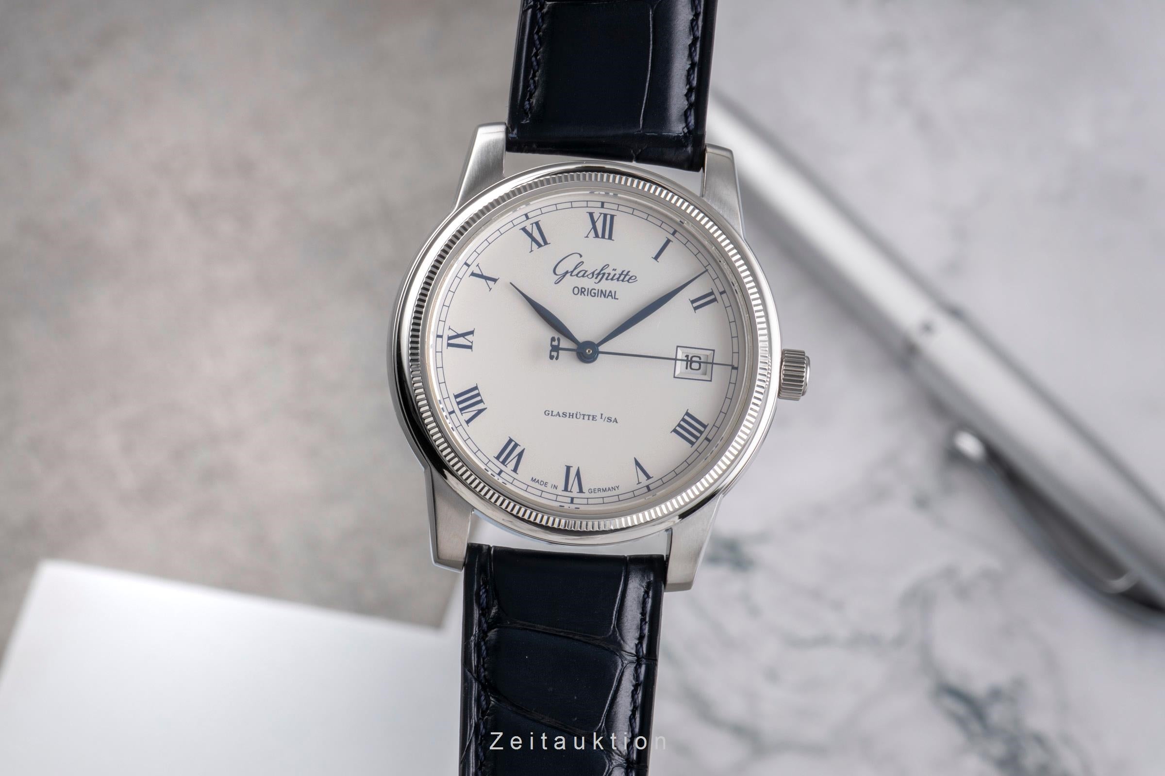 Glashütte Original Senator Edelstahl Herrenuhr Ref. 39-11-02-03-04 Klassiker  [2504882]