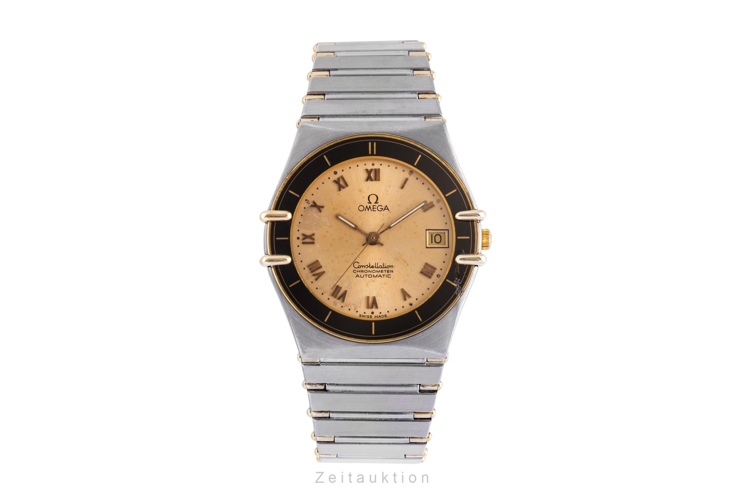 Omega Constellation steel / gold automatic men's watch 168.0068, 368.0865  [2504884]