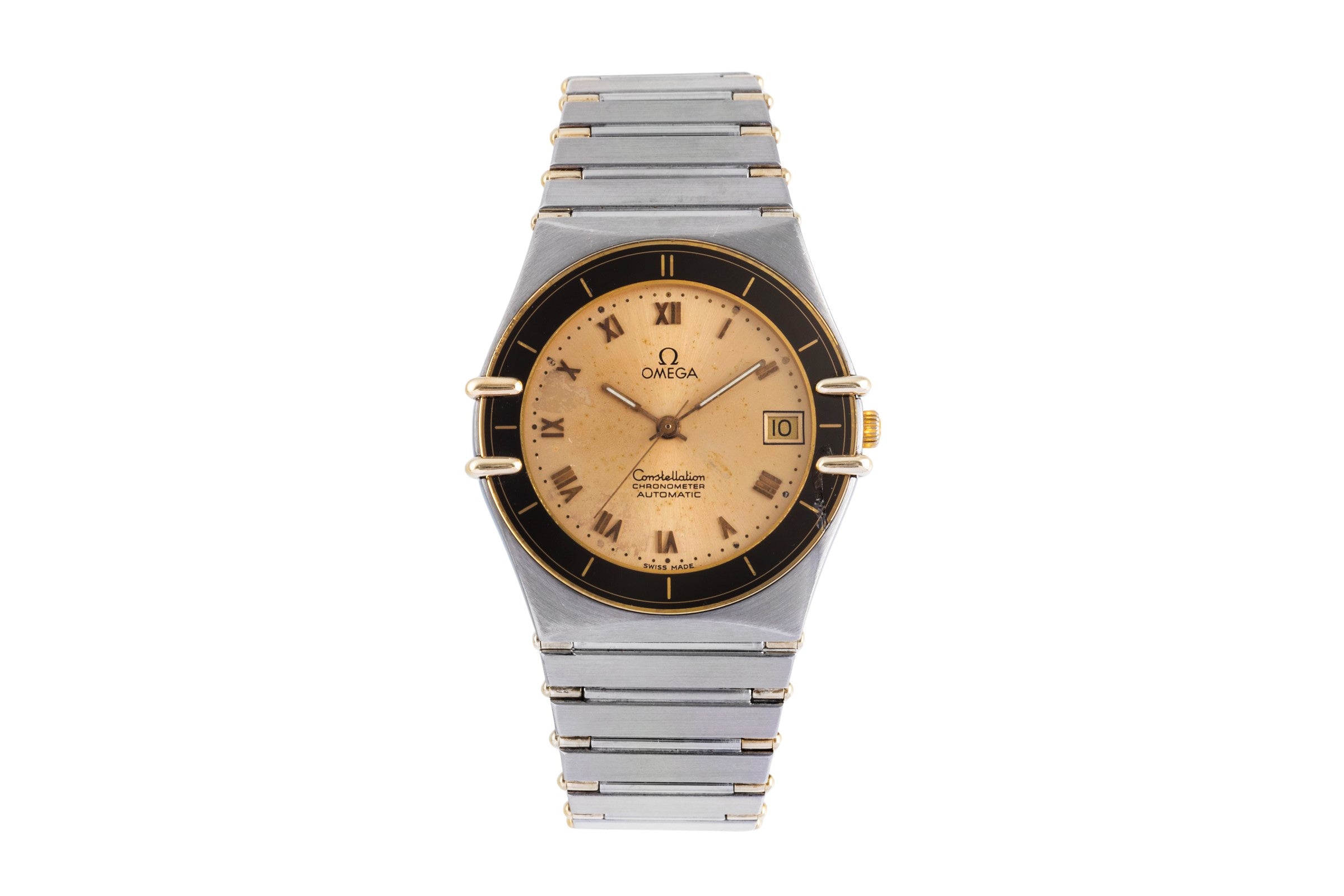 Omega Constellation steel / gold automatic men's watch 168.0068, 368.0865  [2504884]