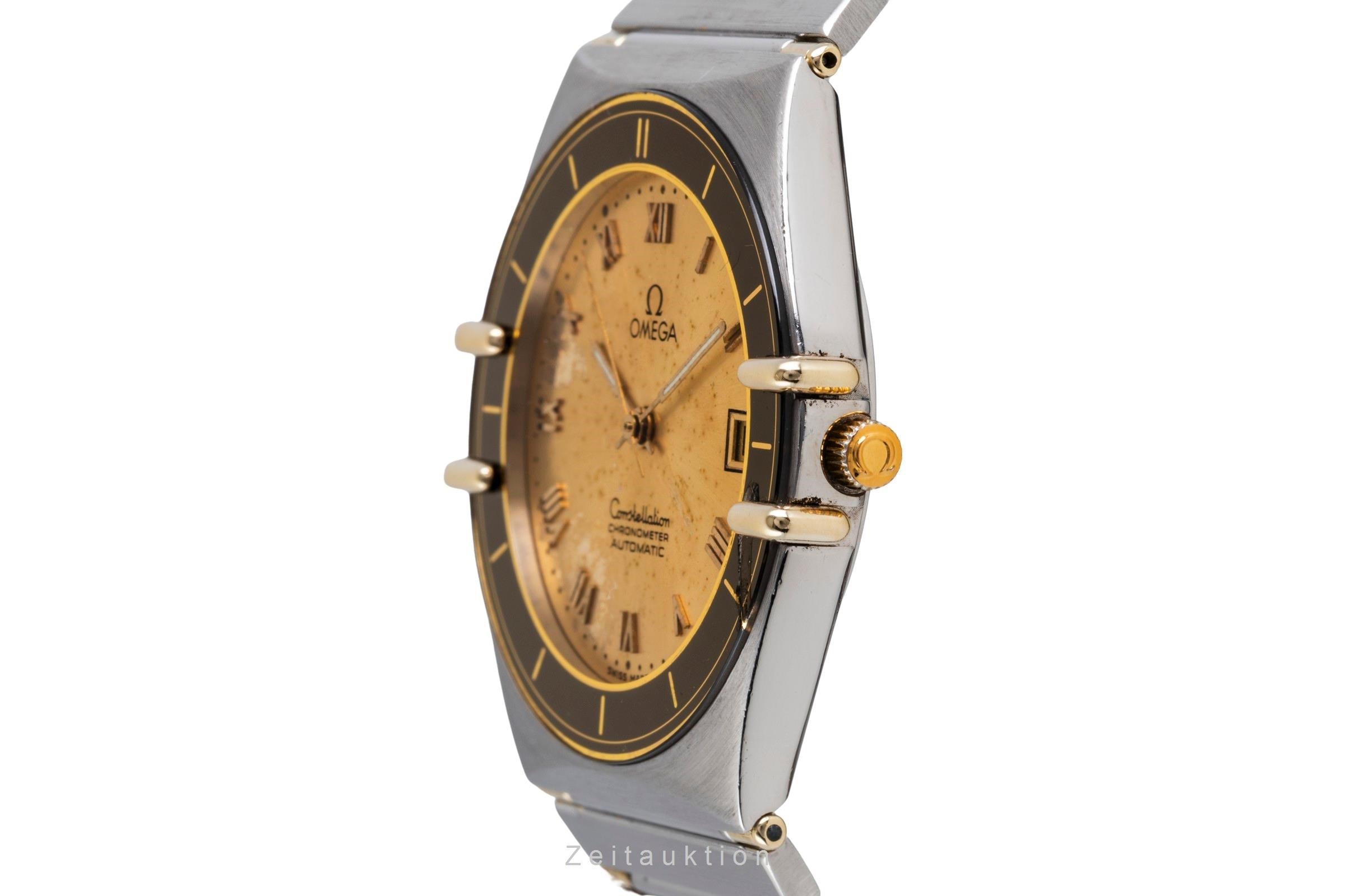 Omega Constellation steel / gold automatic men's watch 168.0068, 368.0865  [2504884]