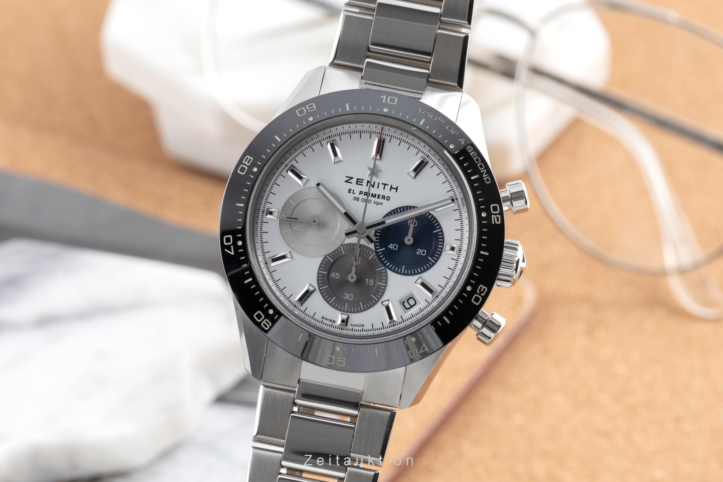 Zenith Chronomaster chronographe acier automatique montre pour hommes 03.3100.3600/69.M3100	 LP: 12000EUR  [2504886]