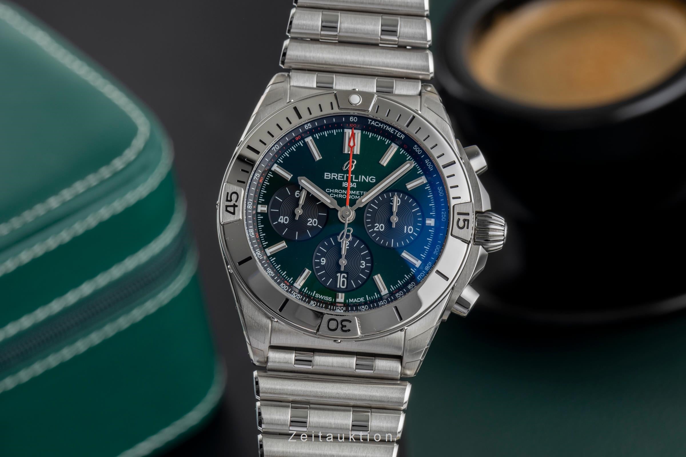 Breitling Chronomat chronograph steel automatic men's watch AB0134101L1A1	 LP: 9200EUR  [2504887]