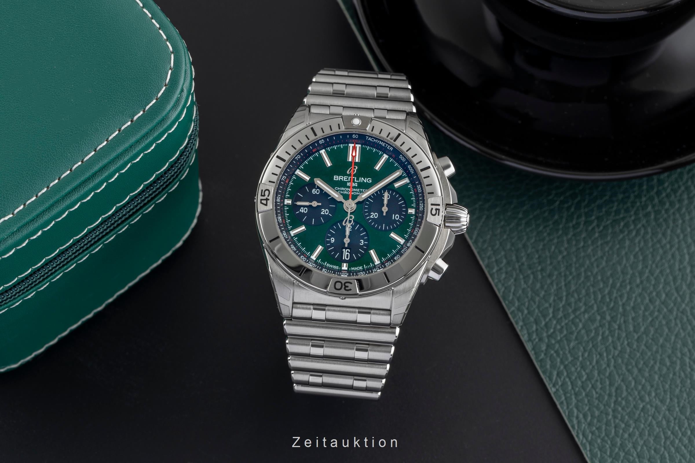 Breitling Chronomat chronograph steel automatic men's watch AB0134101L1A1	 LP: 9200EUR  [2504887]