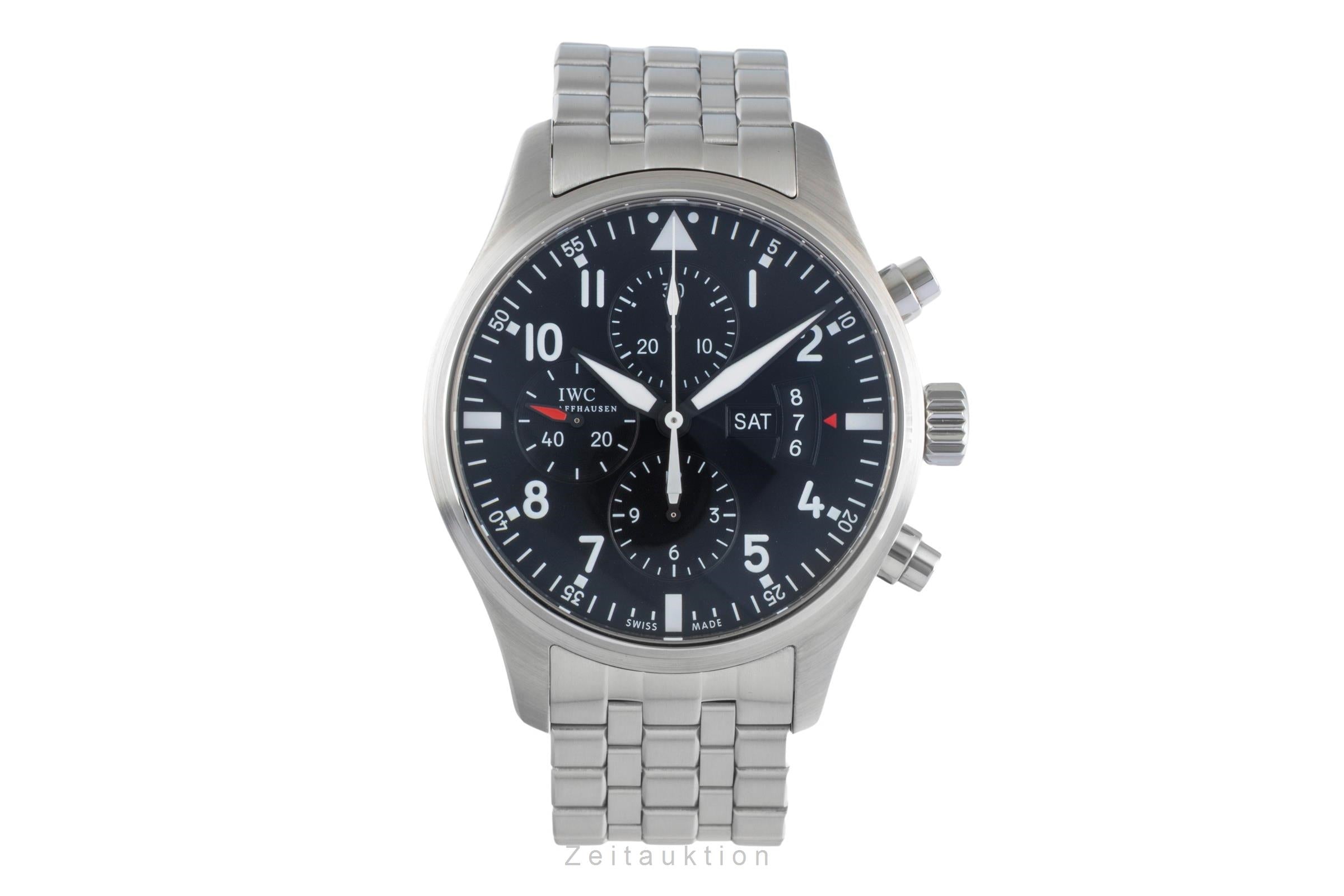 IWC Fliegerchronograph chronograph steel automatic men's watch IW377704  [2504890]