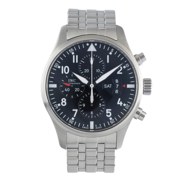 IWC Fliegerchronograph chronograph steel automatic men's watch IW377704  [2504890]