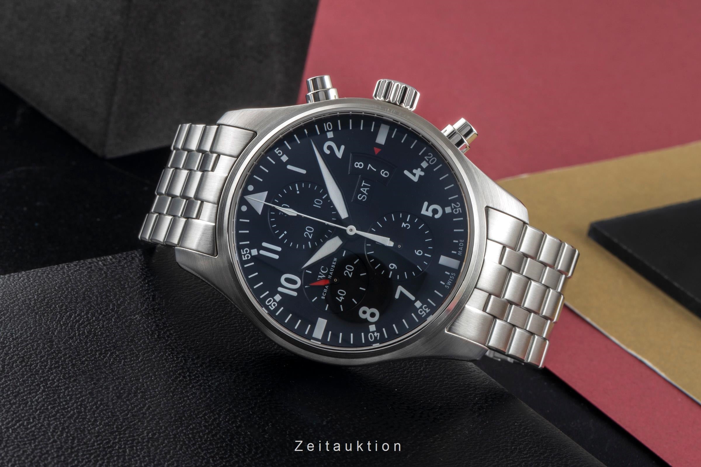 IWC Fliegerchronograph chronograph steel automatic men's watch IW377704  [2504890]