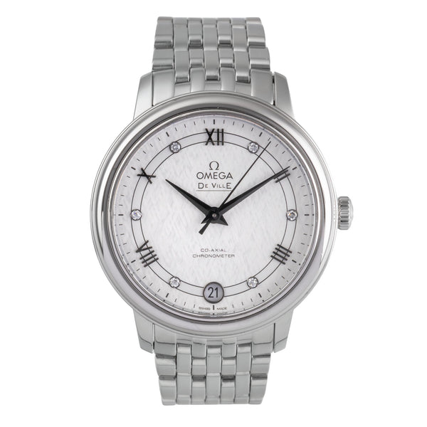 Omega De Ville acier automatique montre pour femmes 424.10.33.20.52.002  [2504891]