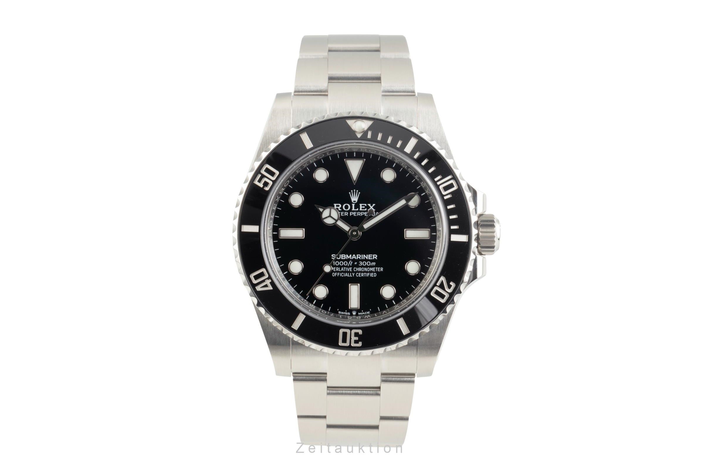 Rolex Submariner steel automatic men's watch 124060  [2504894]