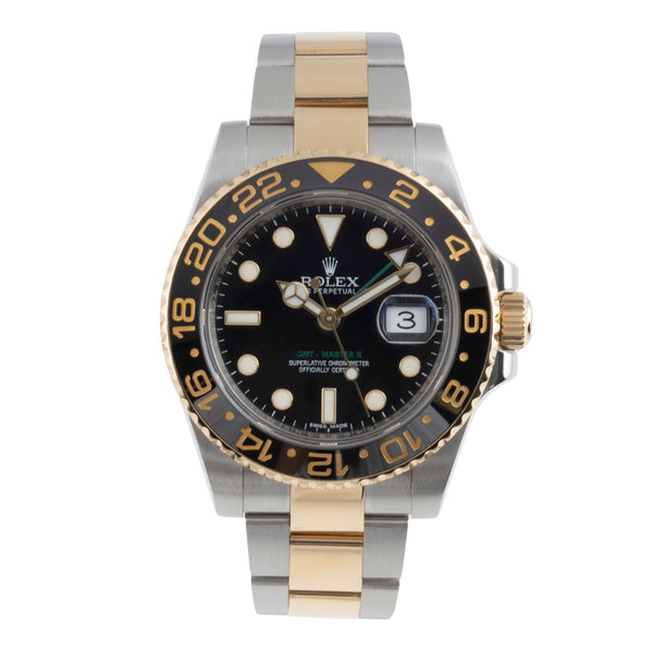 Rolex GMT-Master II acero / oro automático reloj para caballeros 116713LN  [2504895]