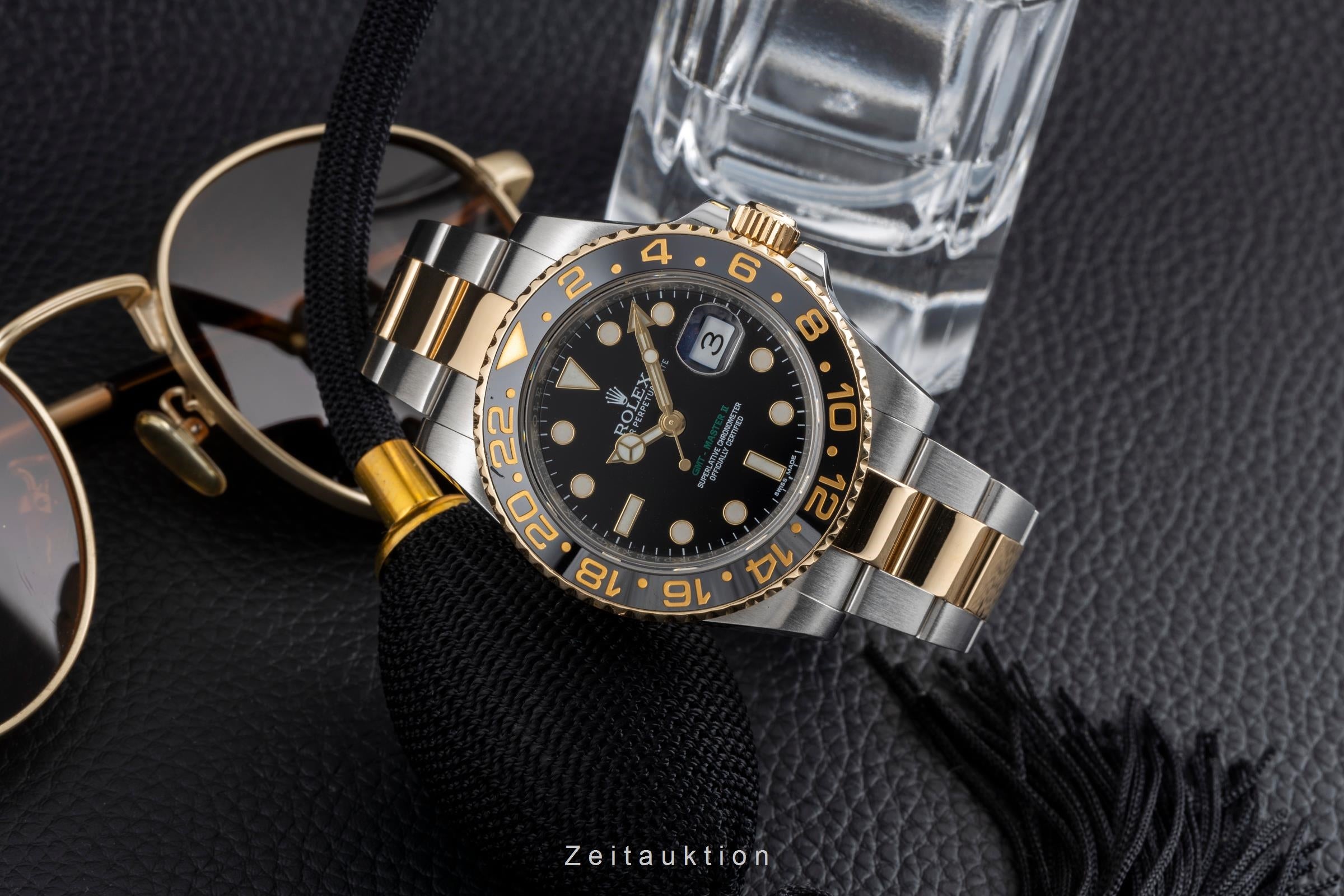 Rolex GMT-Master II acero / oro automático reloj para caballeros 116713LN  [2504895]