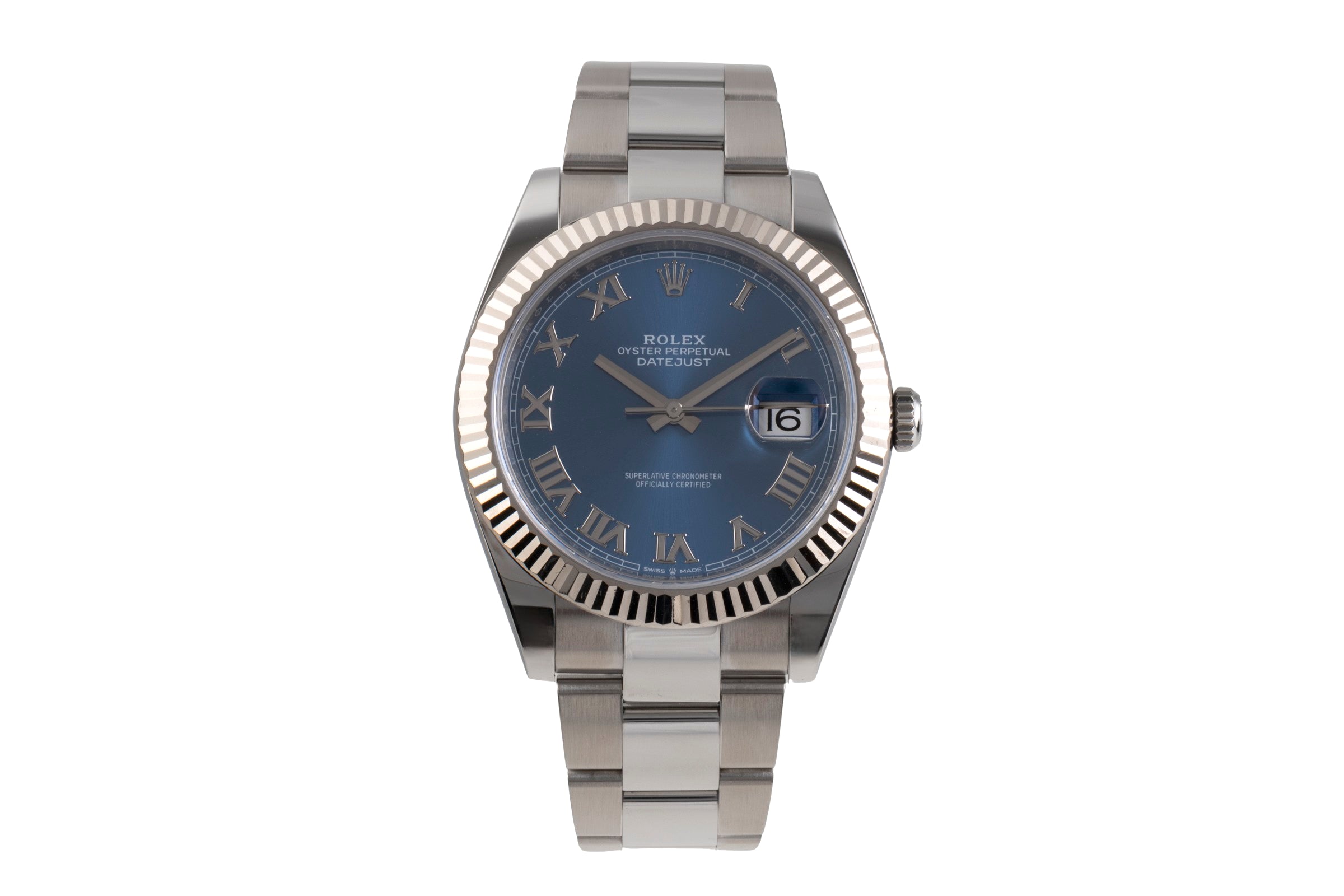 Rolex Datejust acier / or blanc automatique montre pour hommes 126334  [2504896]