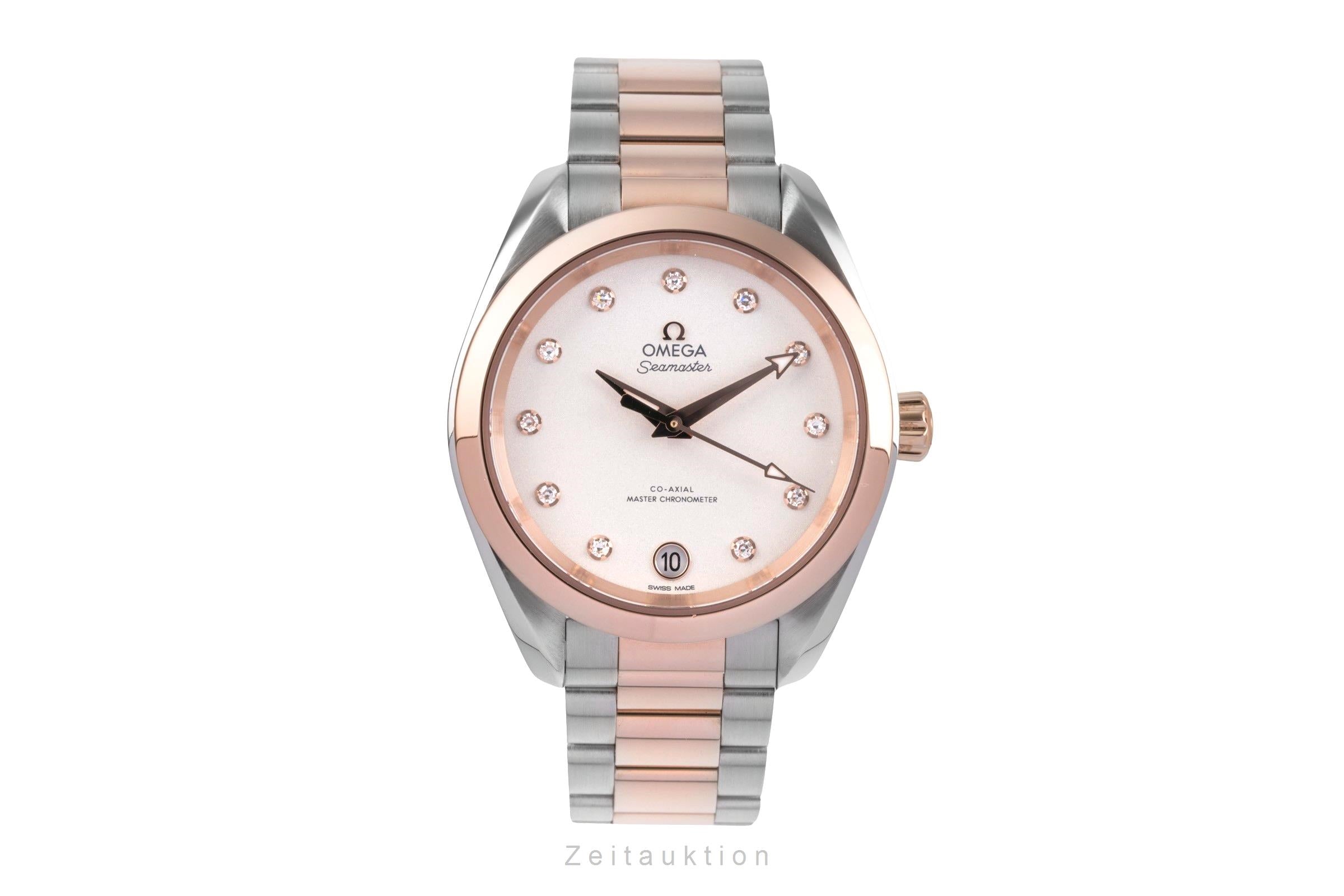 Omega Seamaster steel / gold automatic women's watch 220.20.34.20.52.001  [2504899]