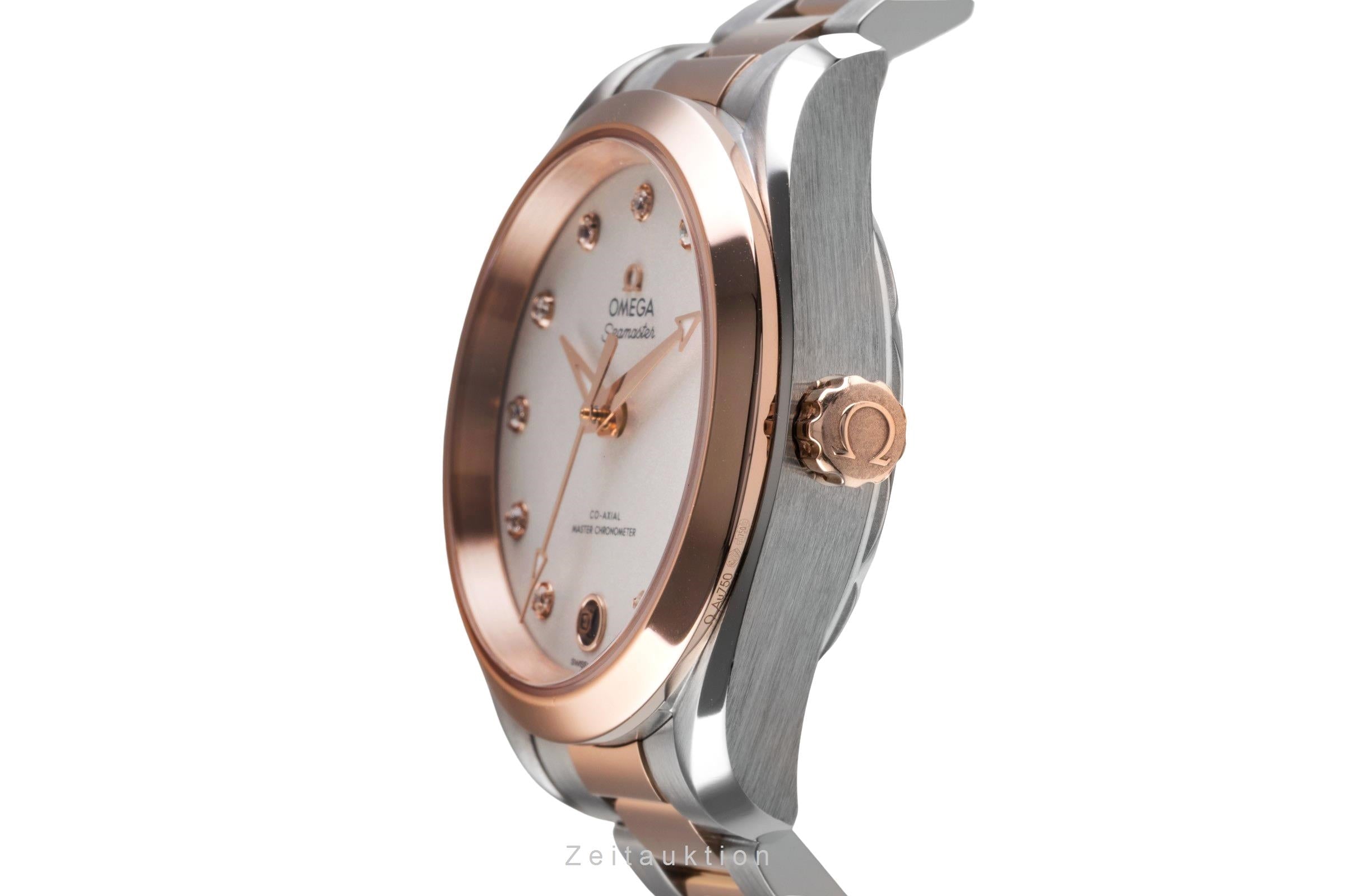Omega Seamaster steel / gold automatic women's watch 220.20.34.20.52.001  [2504899]