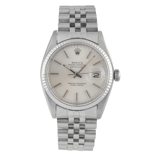 Rolex Datejust steel / white gold automatic men's watch 16014  [2504900]
