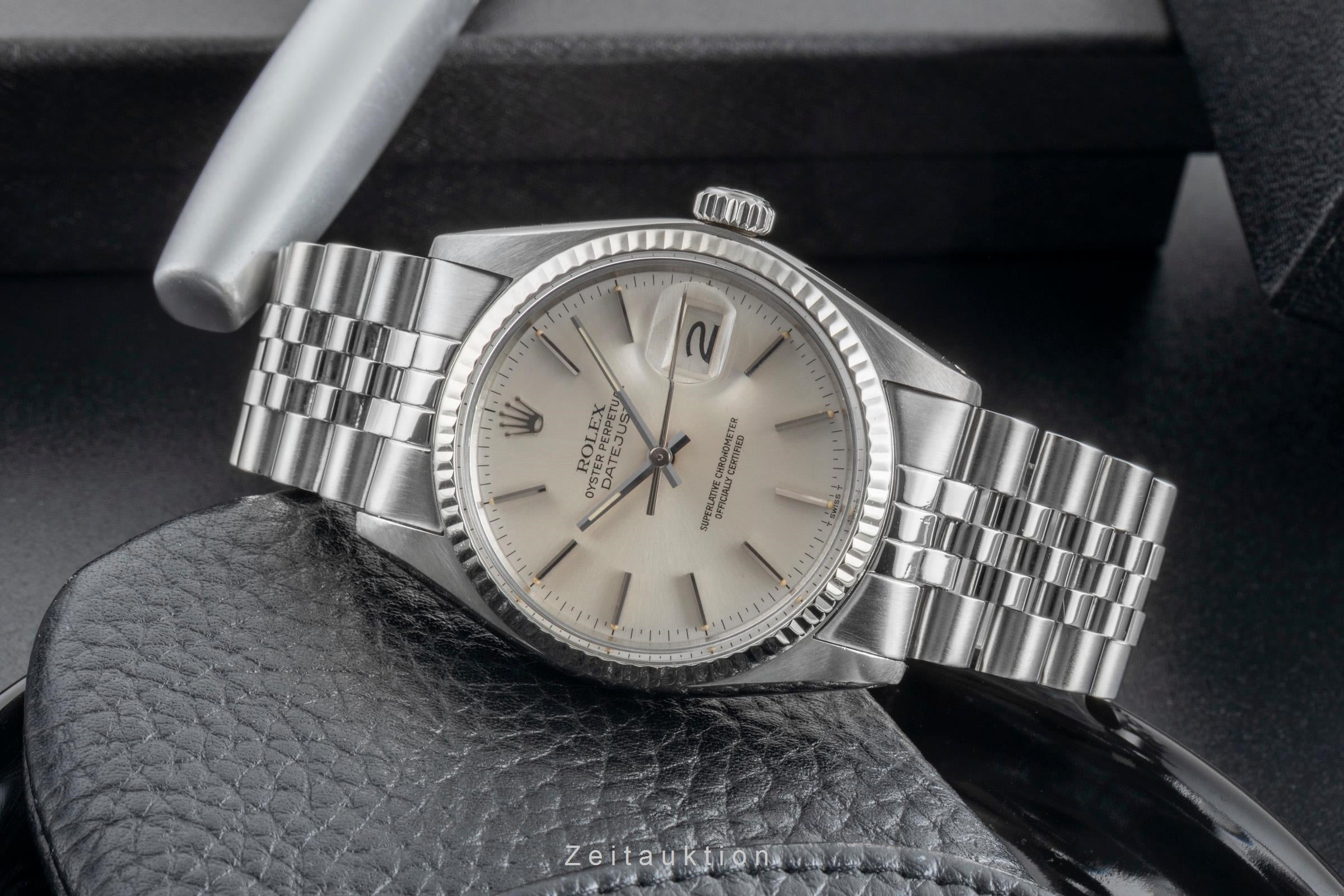 Rolex Datejust steel / white gold automatic men's watch 16014  [2504900]