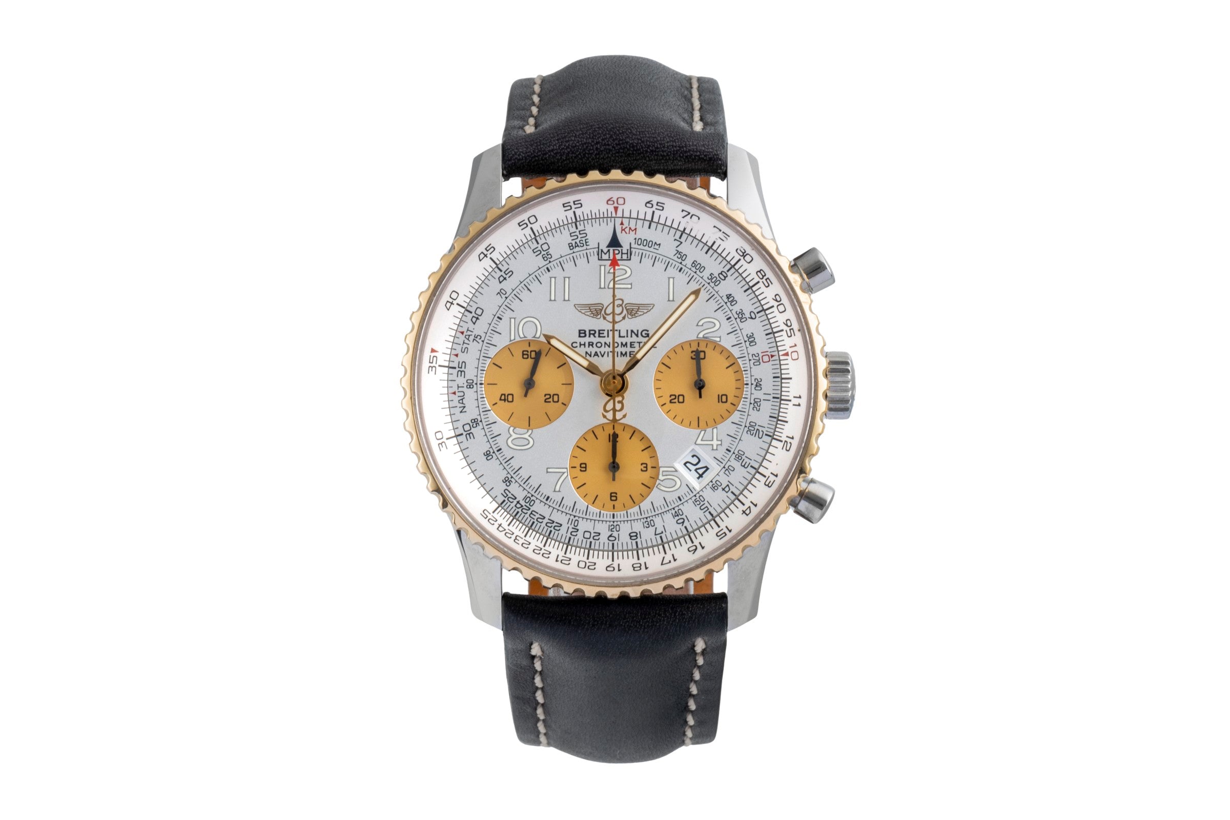 Breitling Navitimer chronograph steel / gold automatic men's watch D23322  [2504902]