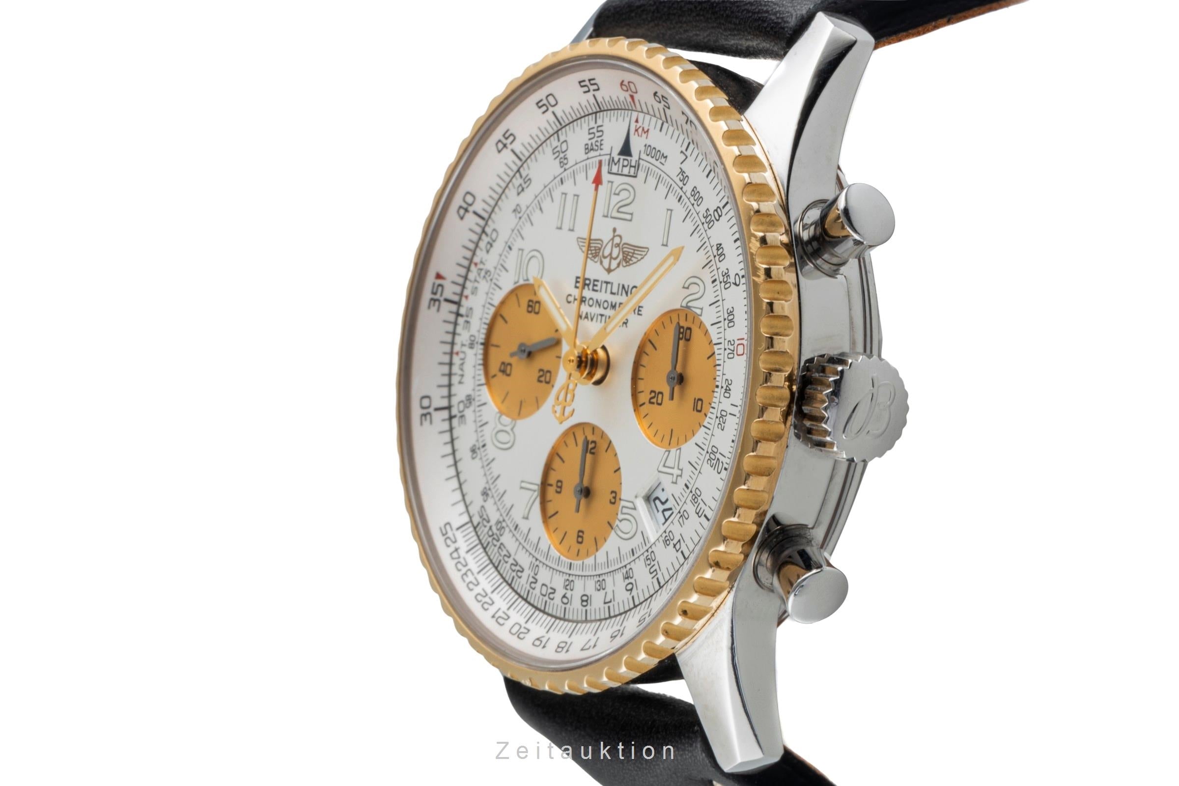 Breitling Navitimer Chronograph Stahl / Gold Automatik Herren Ref D23322 Papiere [2504902]