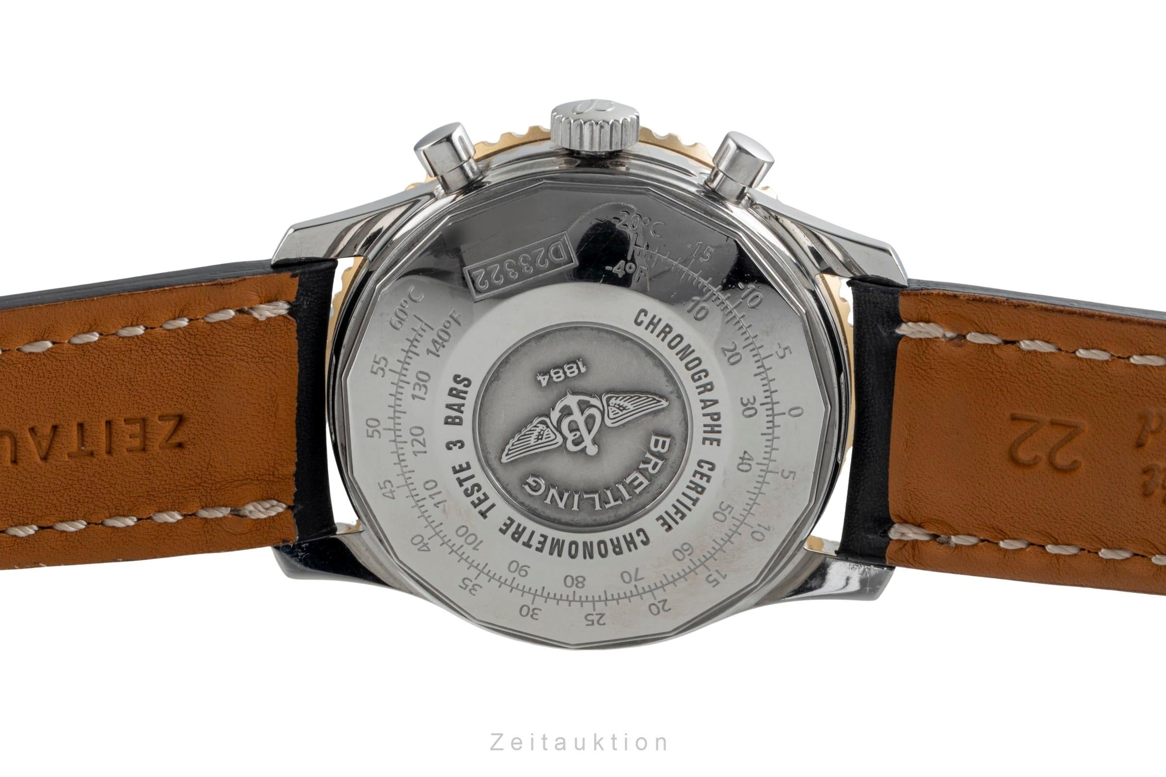 Breitling Navitimer Chronograph Stahl / Gold Automatik Herren Ref D23322 Papiere [2504902]