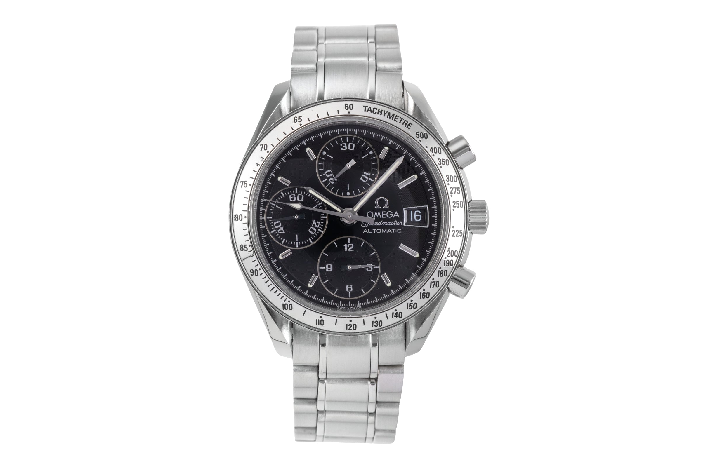 Omega Speedmaster Date chronograph steel automatic men's watch 3513.50.00 LP: 6100EUR  [2504903]