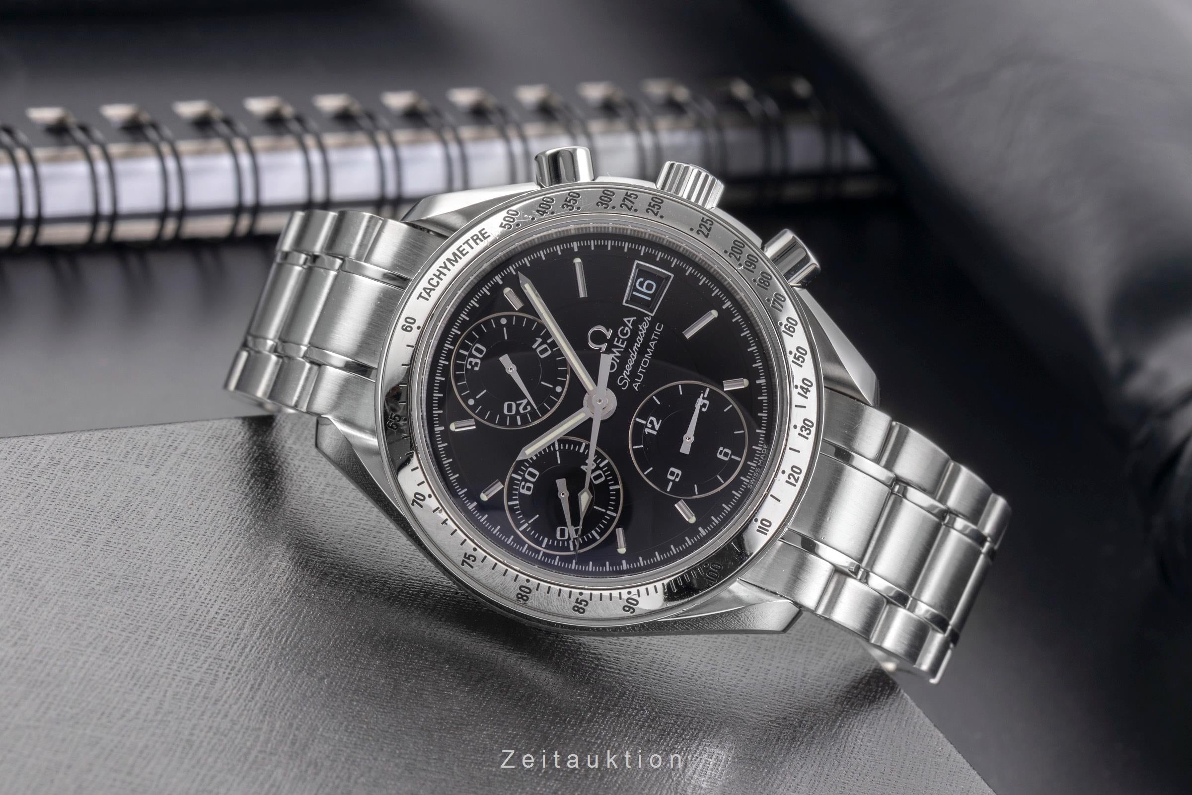 Omega Speedmaster Date chronograph steel automatic men's watch 3513.50.00 LP: 6100EUR  [2504903]