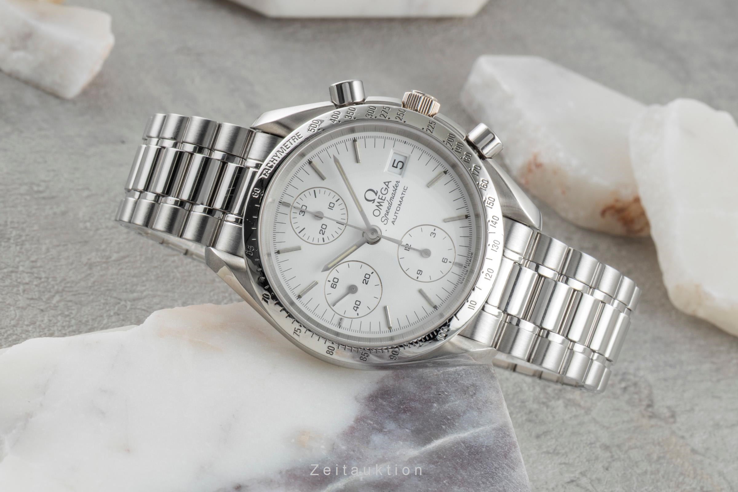 Omega Speedmaster Date chronograph steel automatic Kal. 1152 Ref