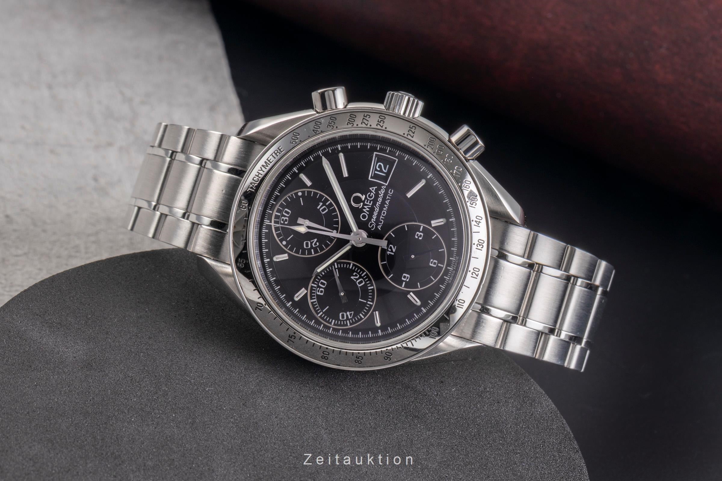 Omega Speedmaster Date chronograph steel automatic men's watch 3513.50.00 LP: 6100EUR  [2504907]