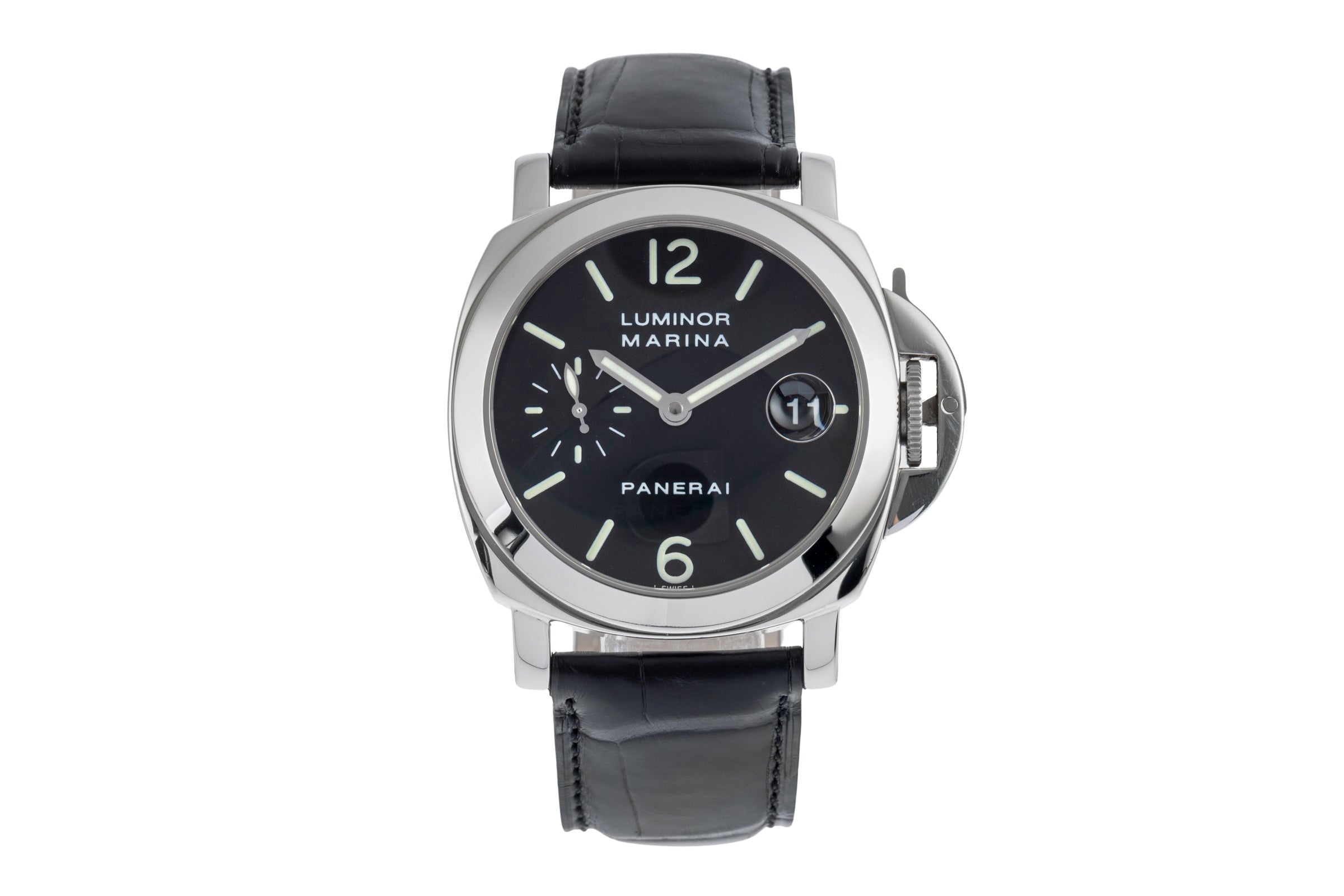 Panerai Luminor Marina acier automatique montre pour hommes PAM00050  [2504909]