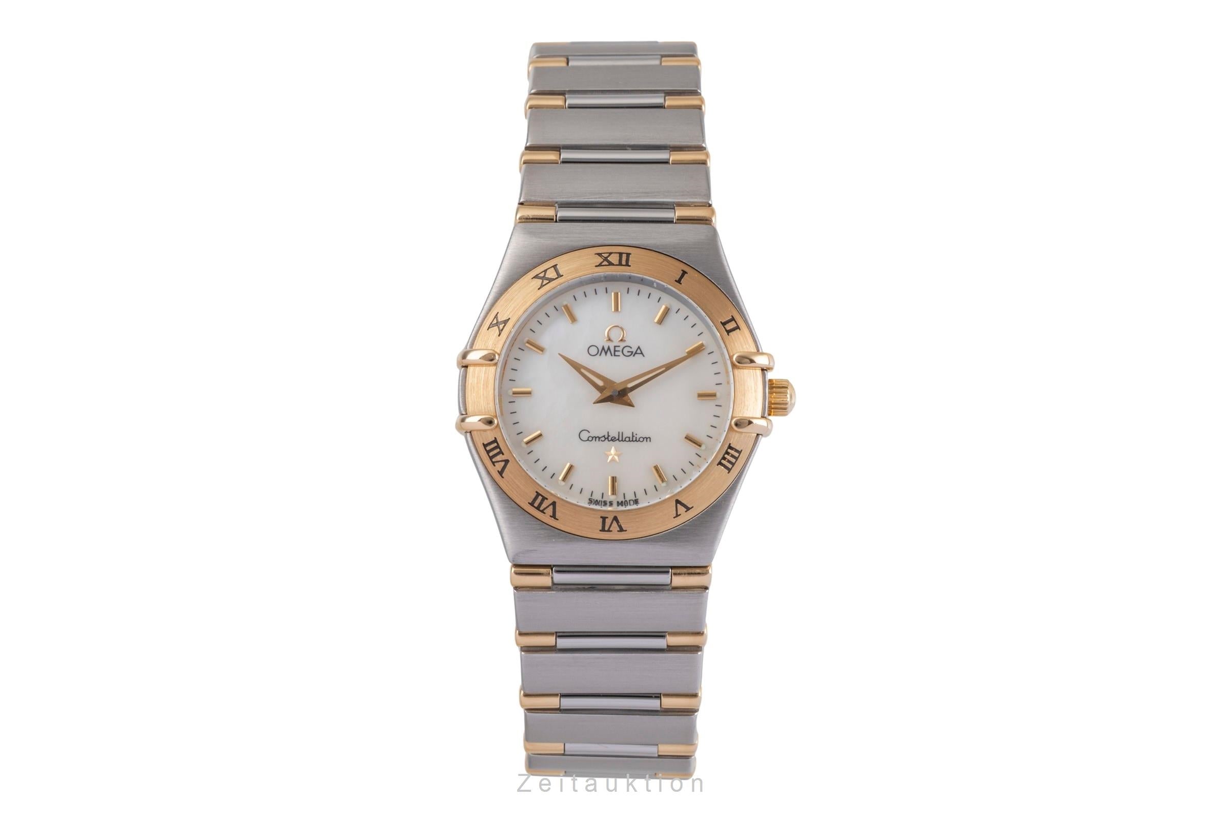 Omega Constellation acier / or  quartz montre pour femmes 1372.70.00  [2504911]
