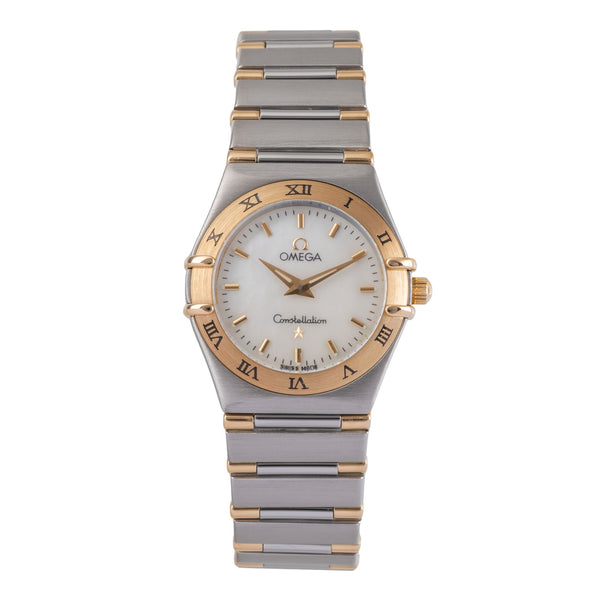 Omega Constellation acier / or  quartz montre pour femmes 1372.70.00  [2504911]