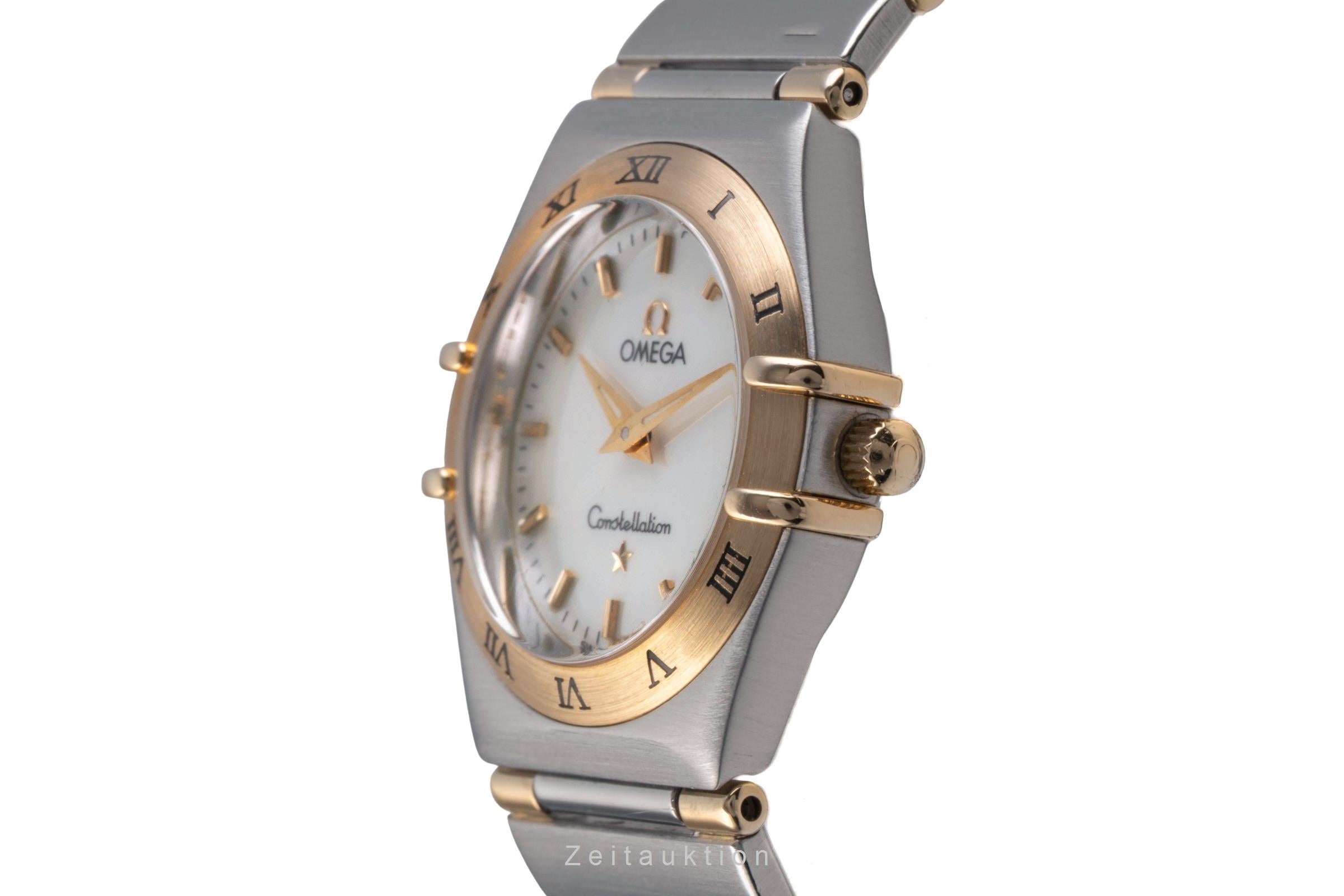 Omega Constellation acier / or  quartz montre pour femmes 1372.70.00  [2504911]