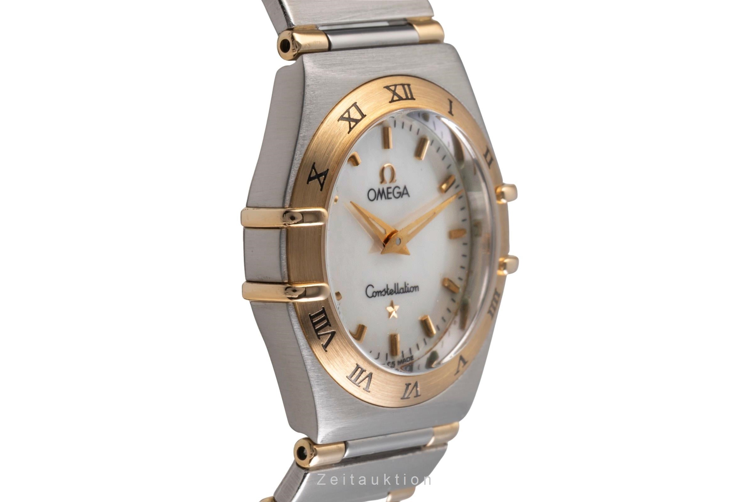 Omega Constellation acier / or  quartz montre pour femmes 1372.70.00  [2504911]