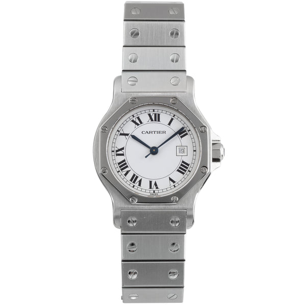Cartier Santos Ronde acier automatique unisexe 2965  [2504912]