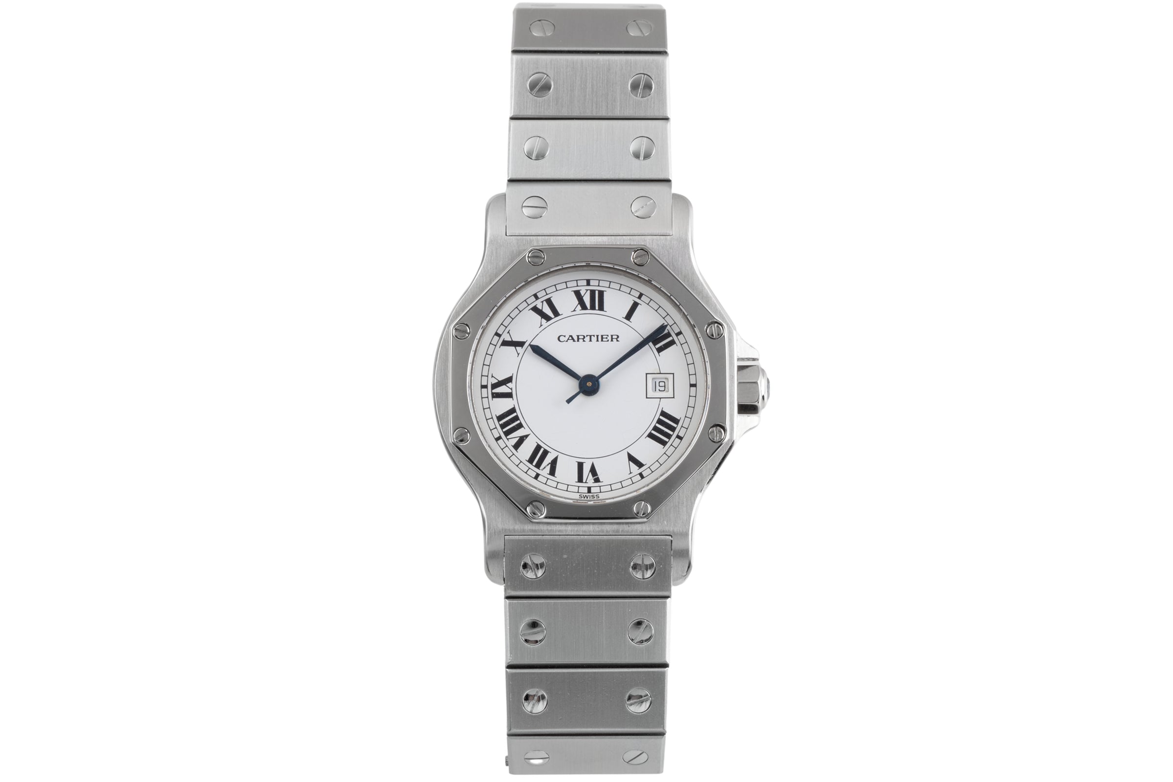 Cartier Santos Ronde acier automatique unisexe 2965  [2504912]