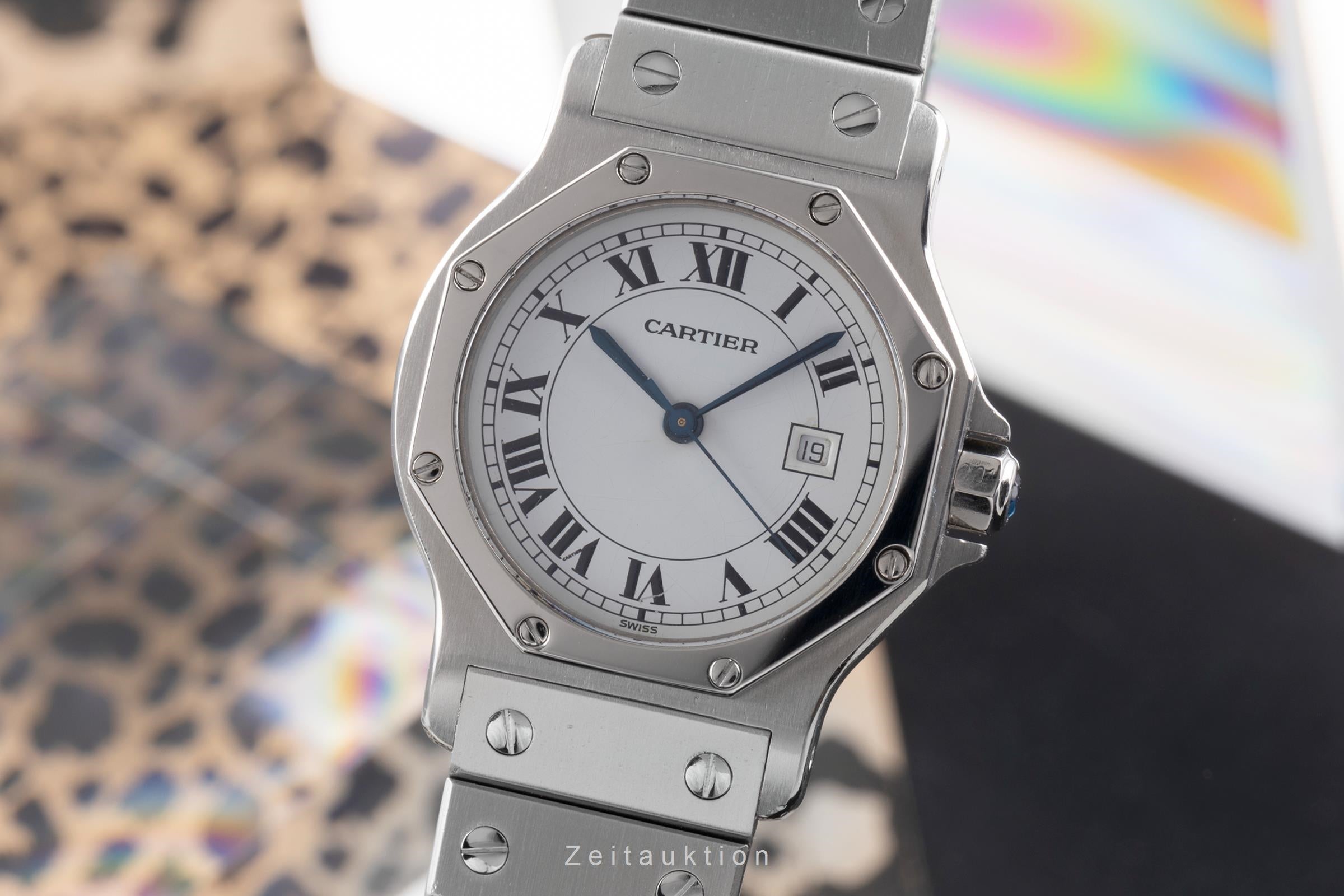 Cartier Santos Ronde acier automatique unisexe 2965  [2504912]