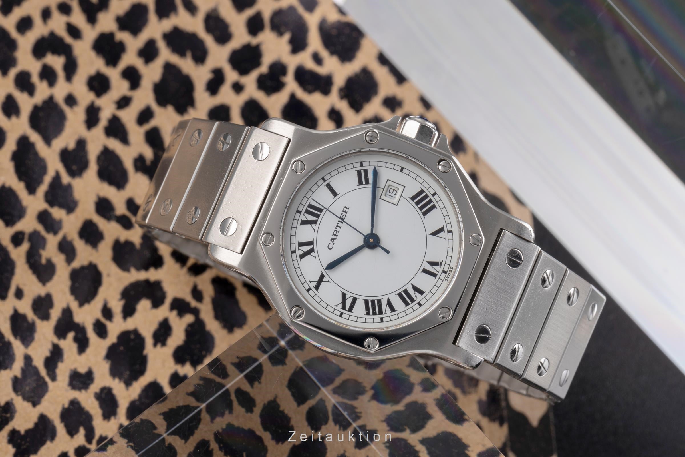 Cartier Santos Ronde acier automatique unisexe 2965  [2504912]