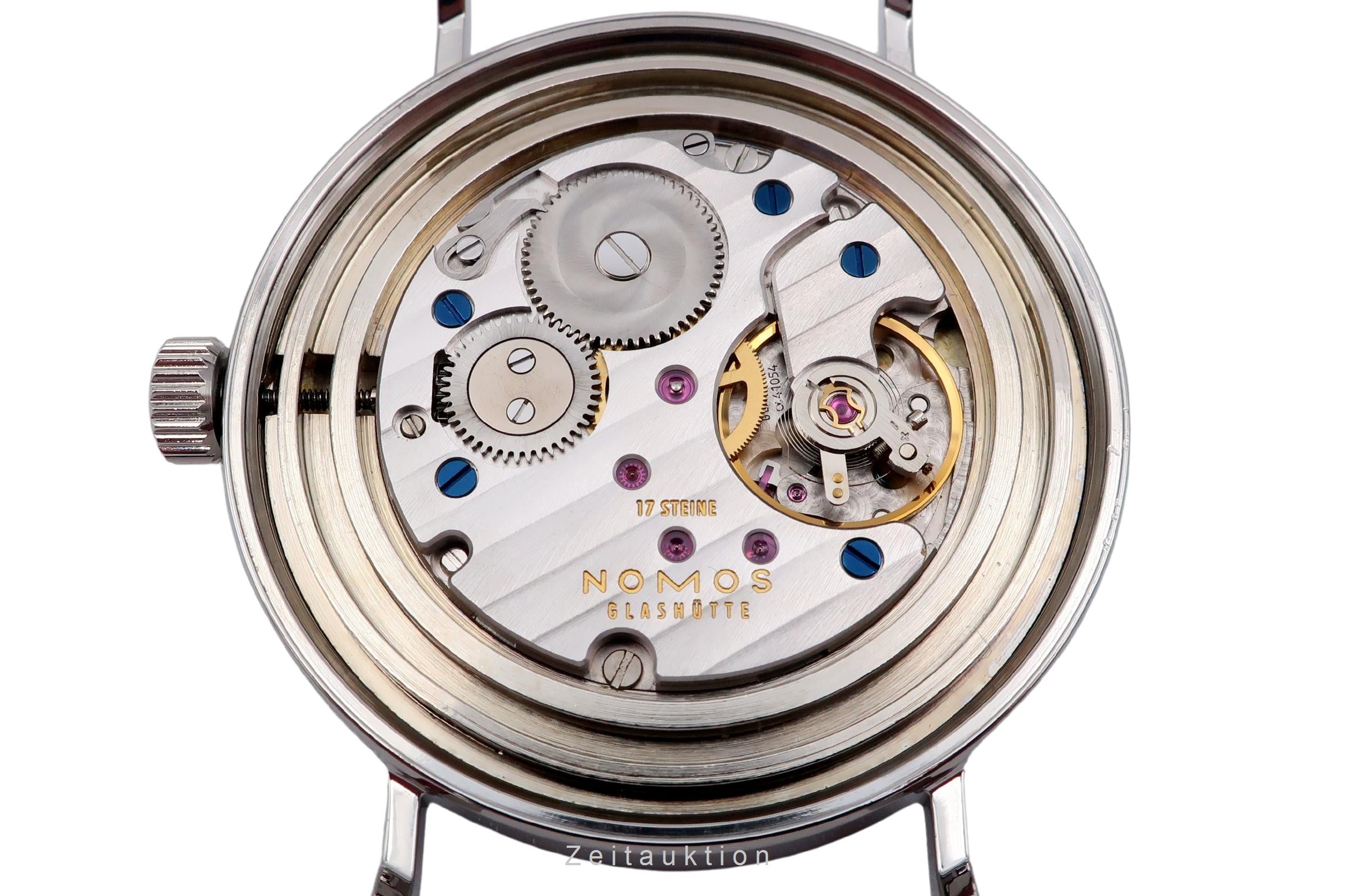 Nomos Tangente steel manual winding men's watch Limited  [2504914]