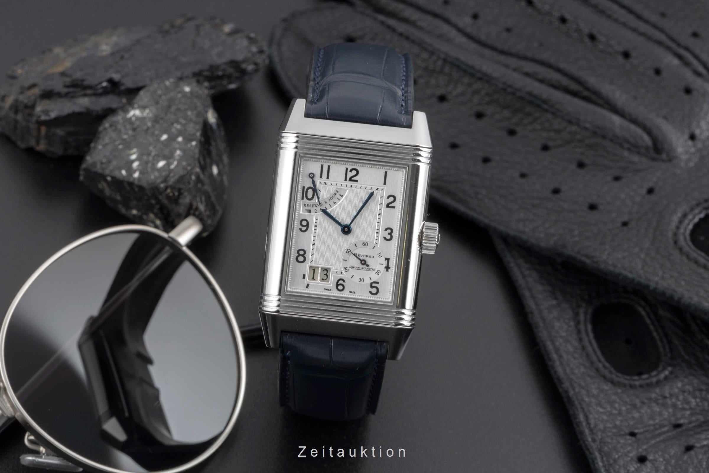 Jaeger-LeCoultre Reverso Grande Date Handaufzug Stahl Ref. Q3008420, 240.8.15  [2504915]