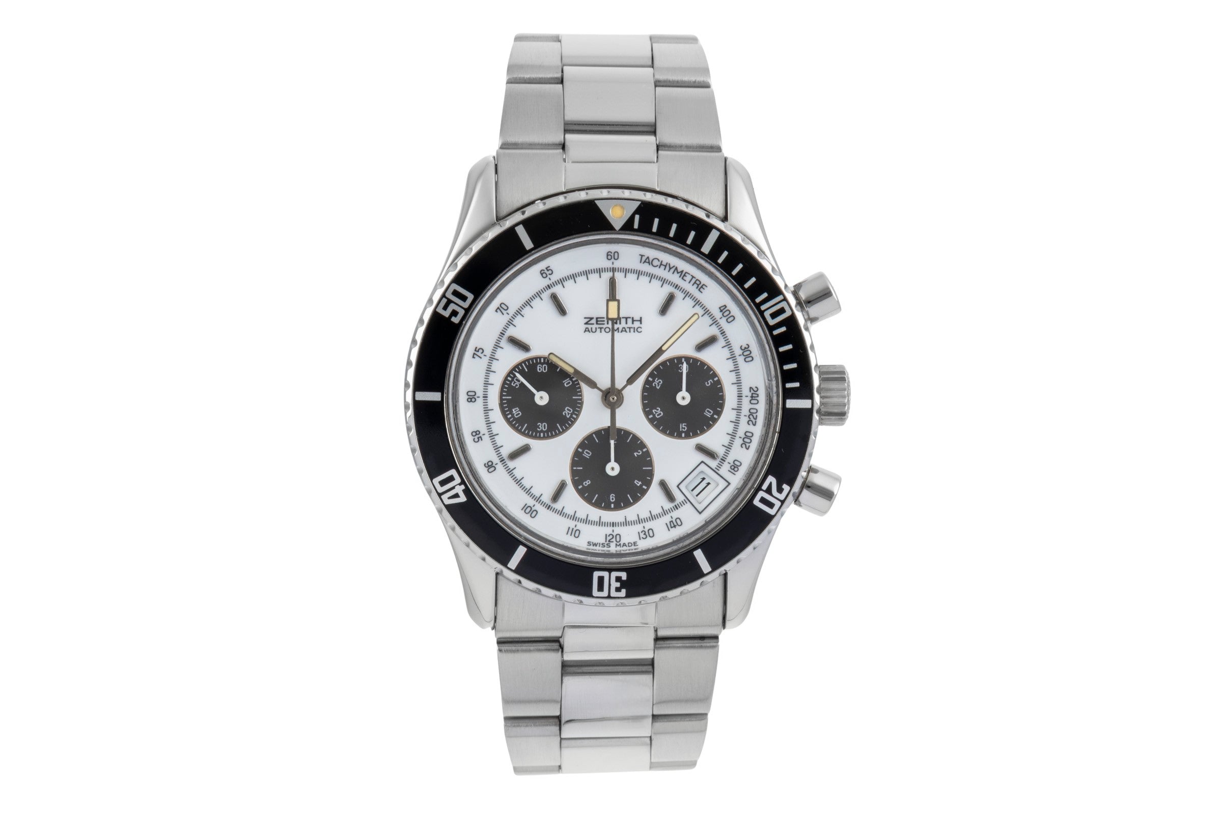 Zenith El Primero chronograph steel automatic Kal. 400 Ref