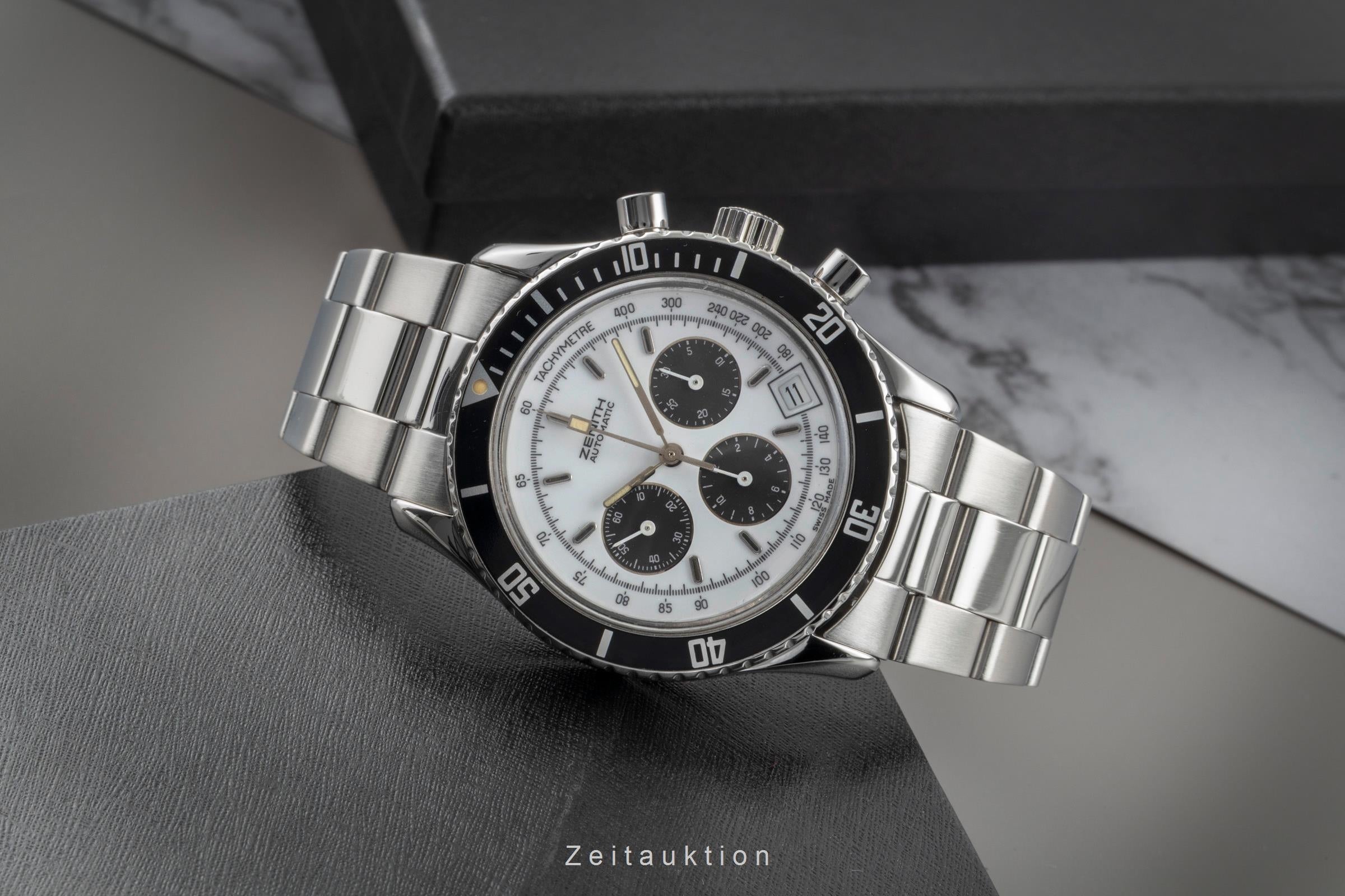 Zenith El Primero Chronograph De Luca 1st Serie Automatik Stahl Ref 01.0040.400  [2504916]
